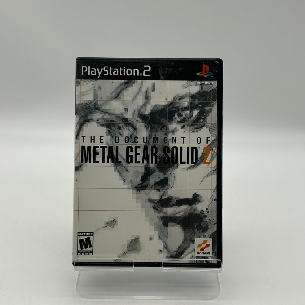 The Documents Of Metal Gear Solid 2 PS2 w/ Manual & Case