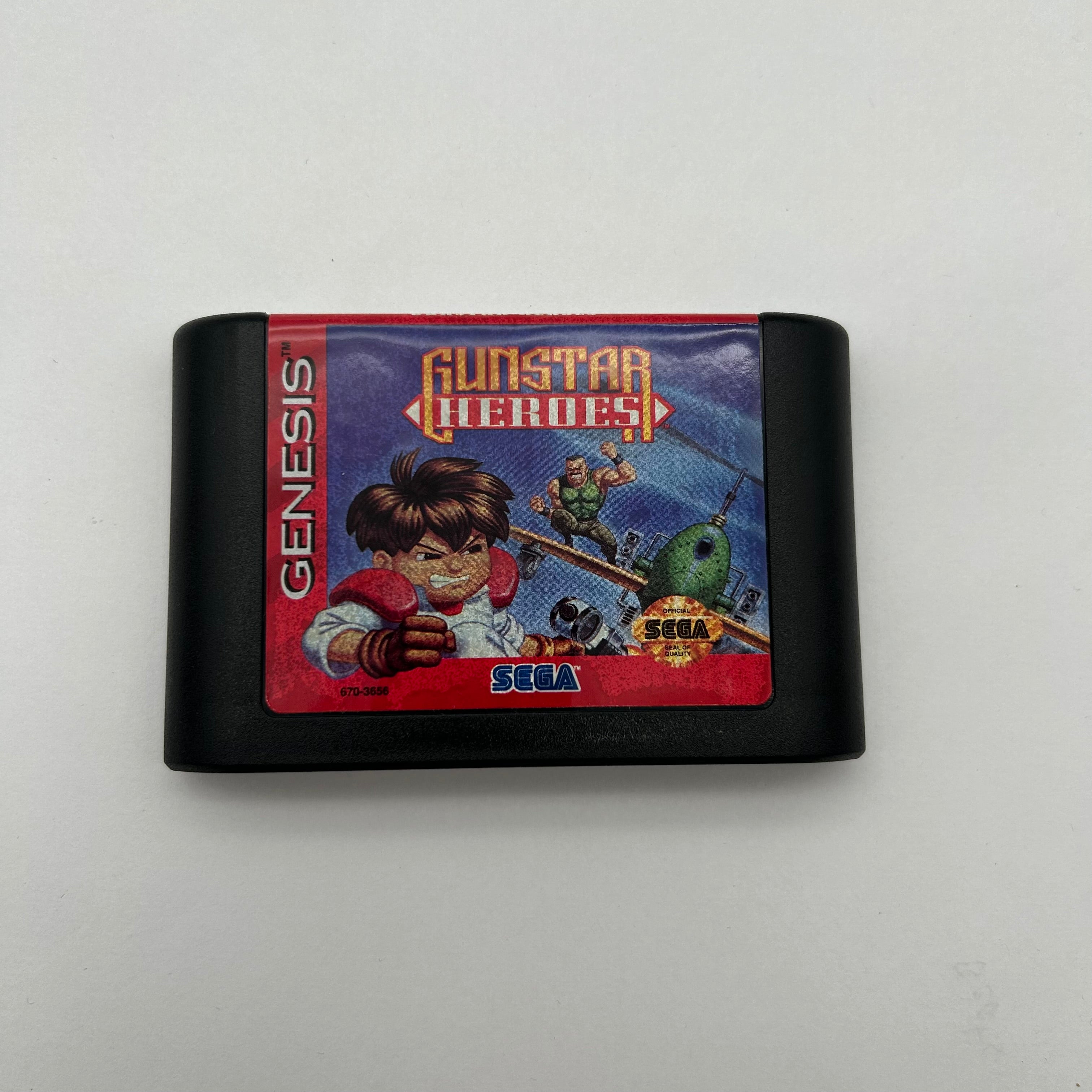 VTG Gunstar Heroes (Sega Genesis, 1993) Complete CIB Manual Tested & Authentic