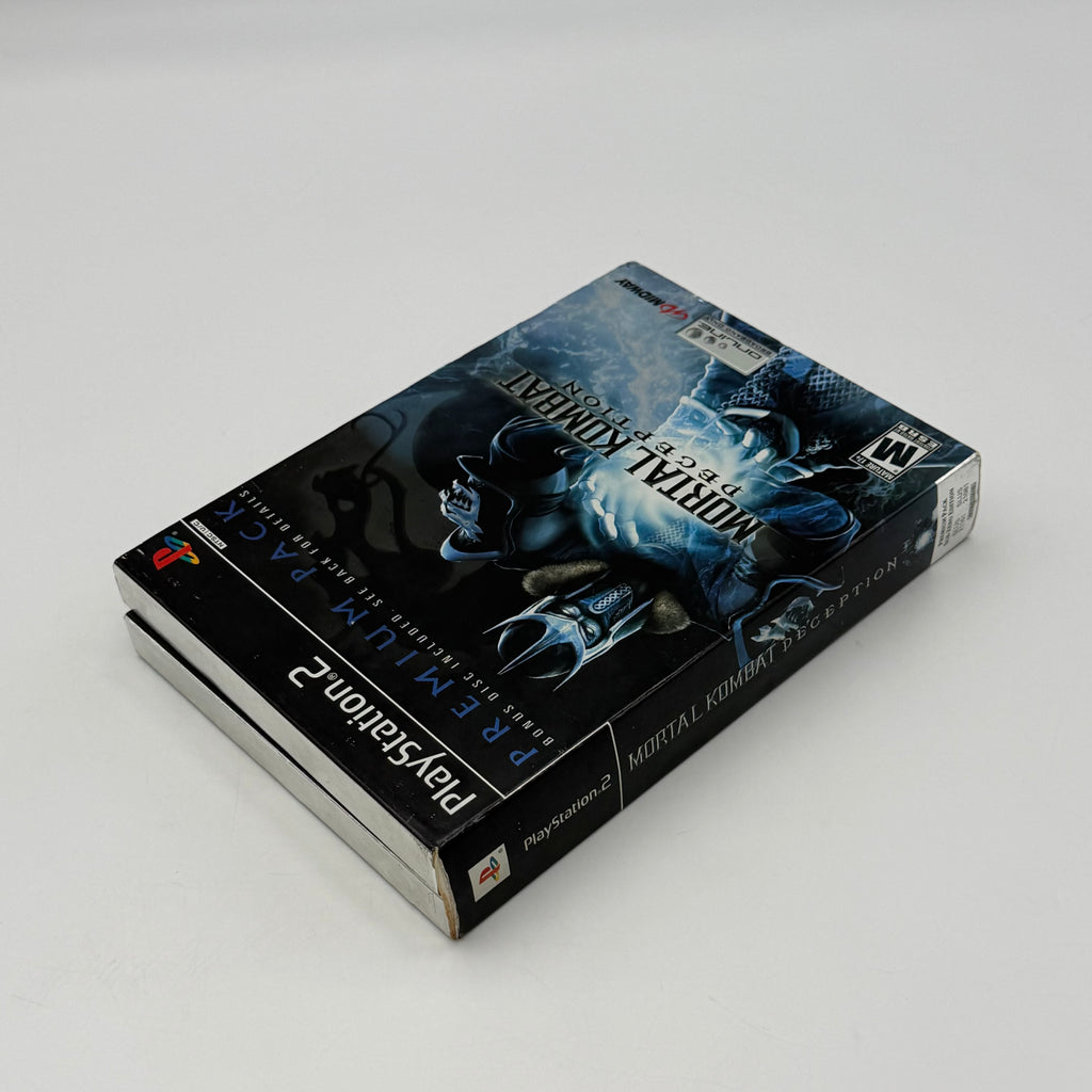 Mortal Kombat Deception Premium Pack (PlayStation 2, PS2 2004) CIB W/ Metal Card