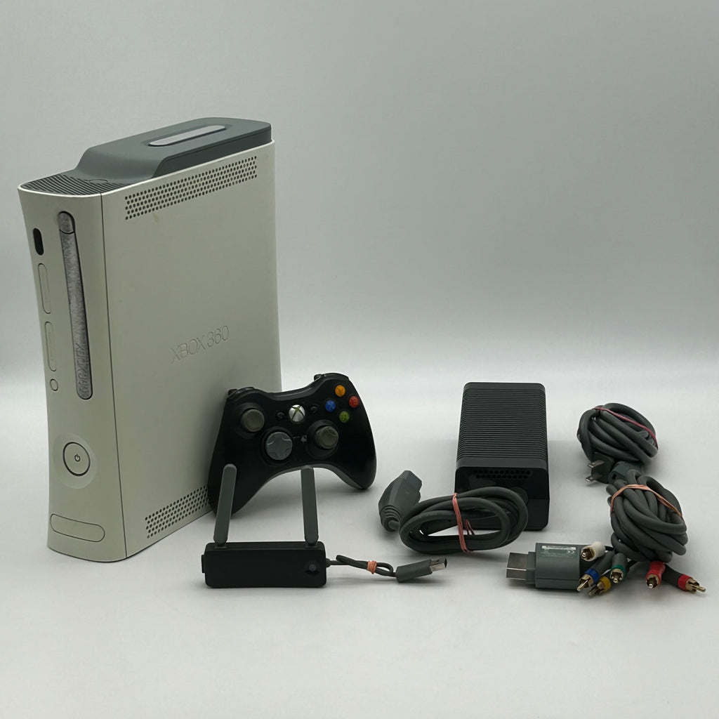Microsoft Xbox 360 Console Bundle White 20GB Bundle - FOR PARTS/REPAIRS