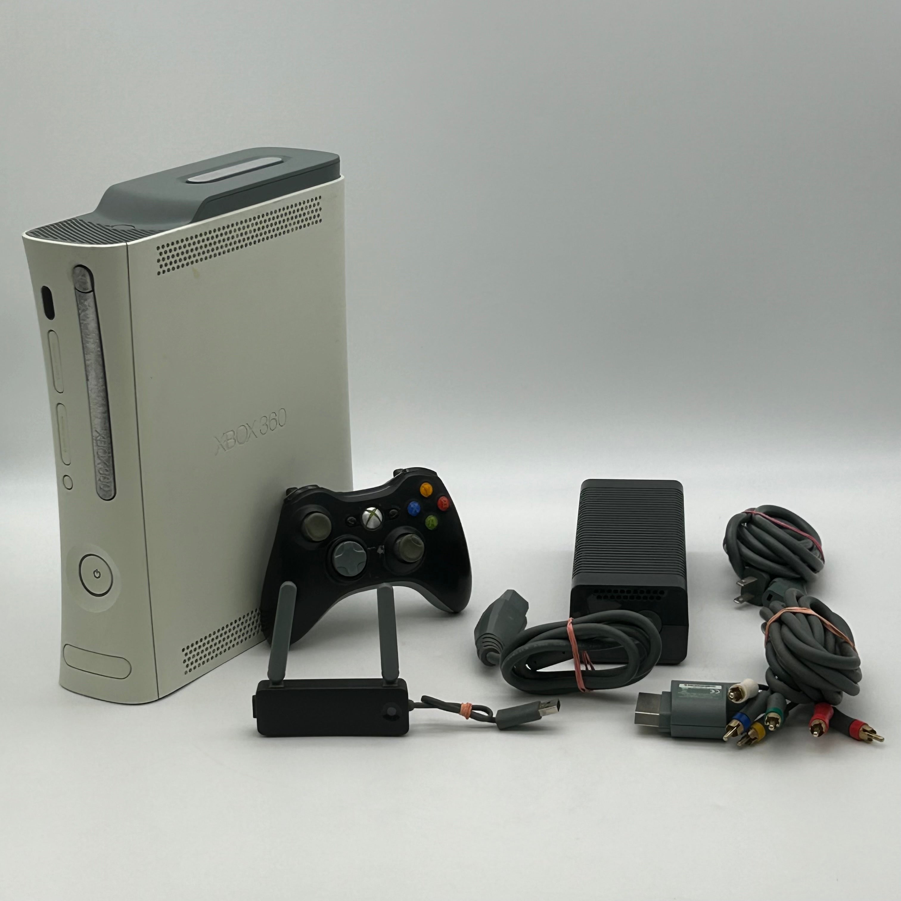 Microsoft Xbox 360 Console Bundle White 20GB Bundle - FOR PARTS/REPAIRS