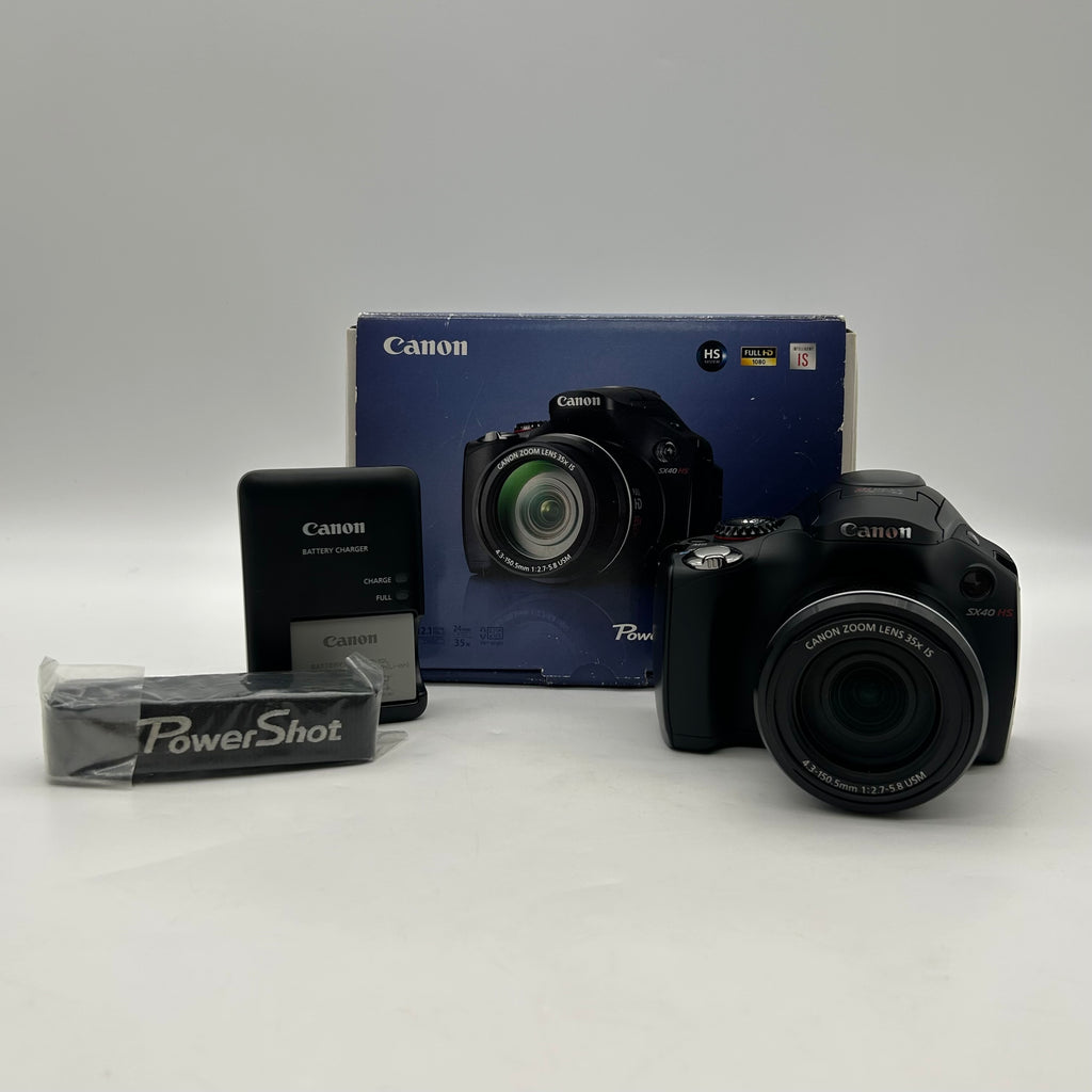 Canon PowerShot SX40 HS Bridge Camera 12.1MP 35x Optical Zoom