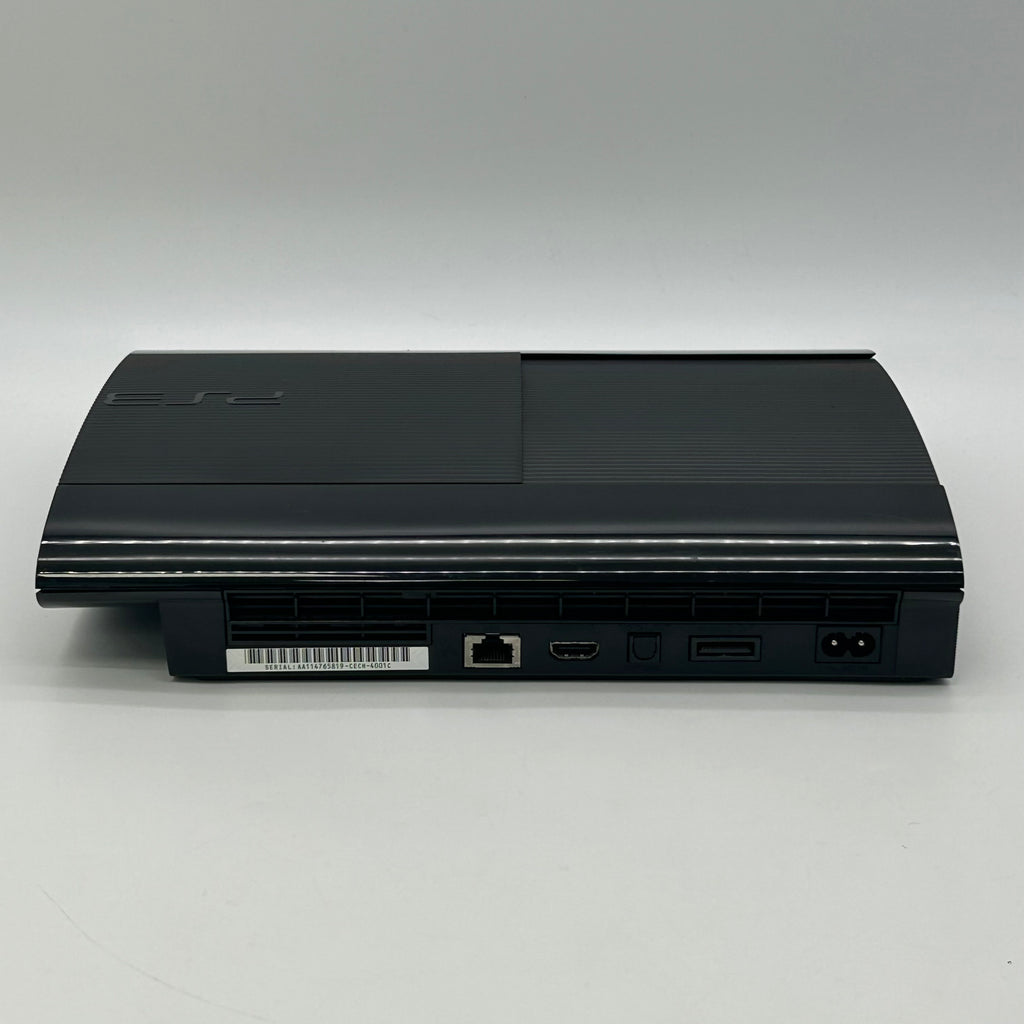 Sony PlayStation 3 Super Slim 500GB Console CECH-4001C W/5 Games & Cables Tested
