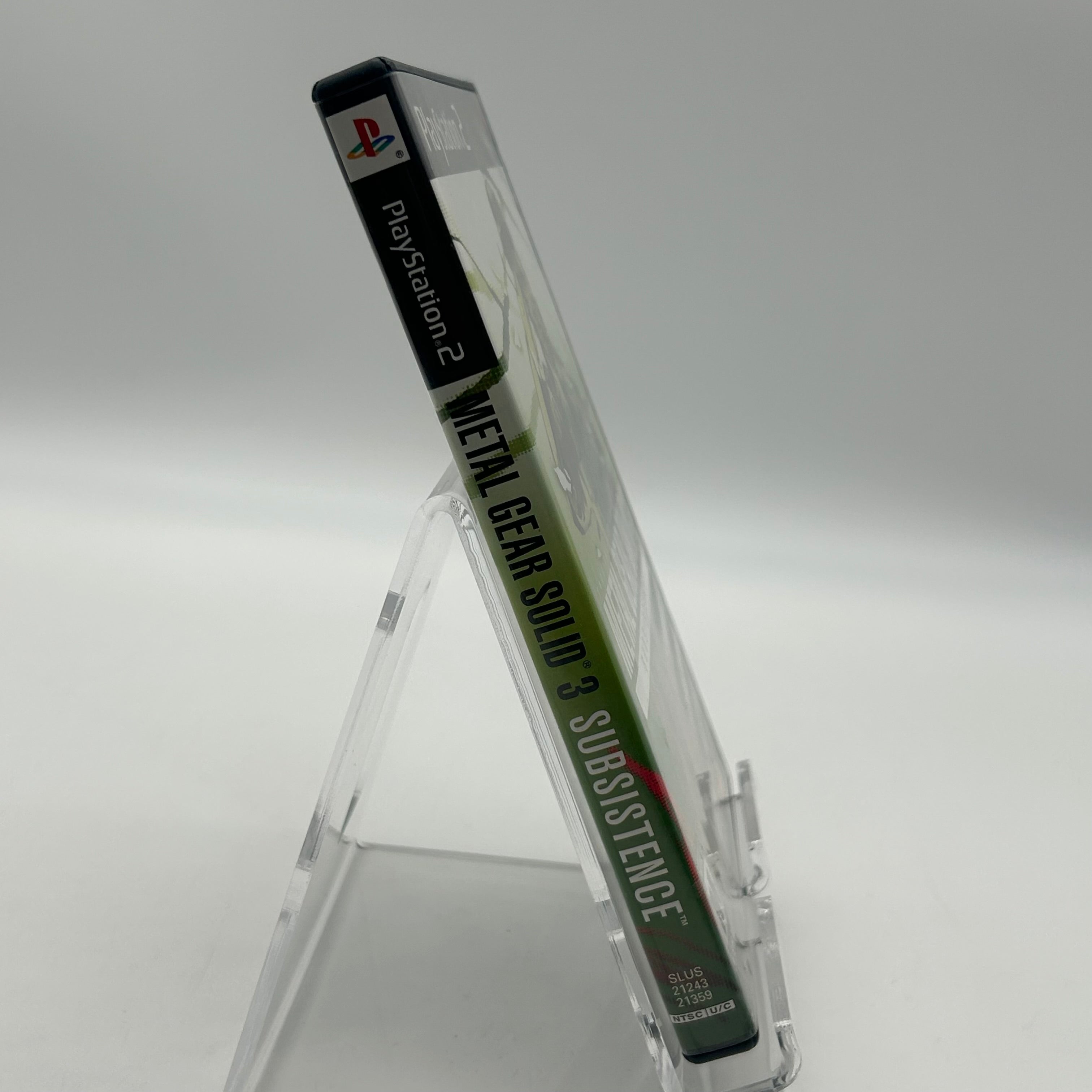 Playstation 2 Metal Gear Solid 3 Subsistence w/ Case & Manual