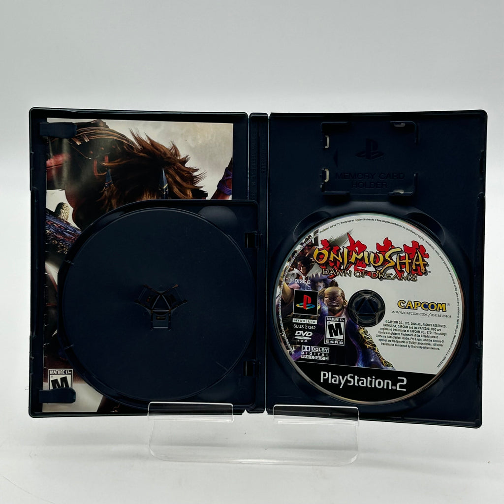 Onimusha: Dawn of Dreams PlayStation 2 PS2 - Disc Case Manual Inserts