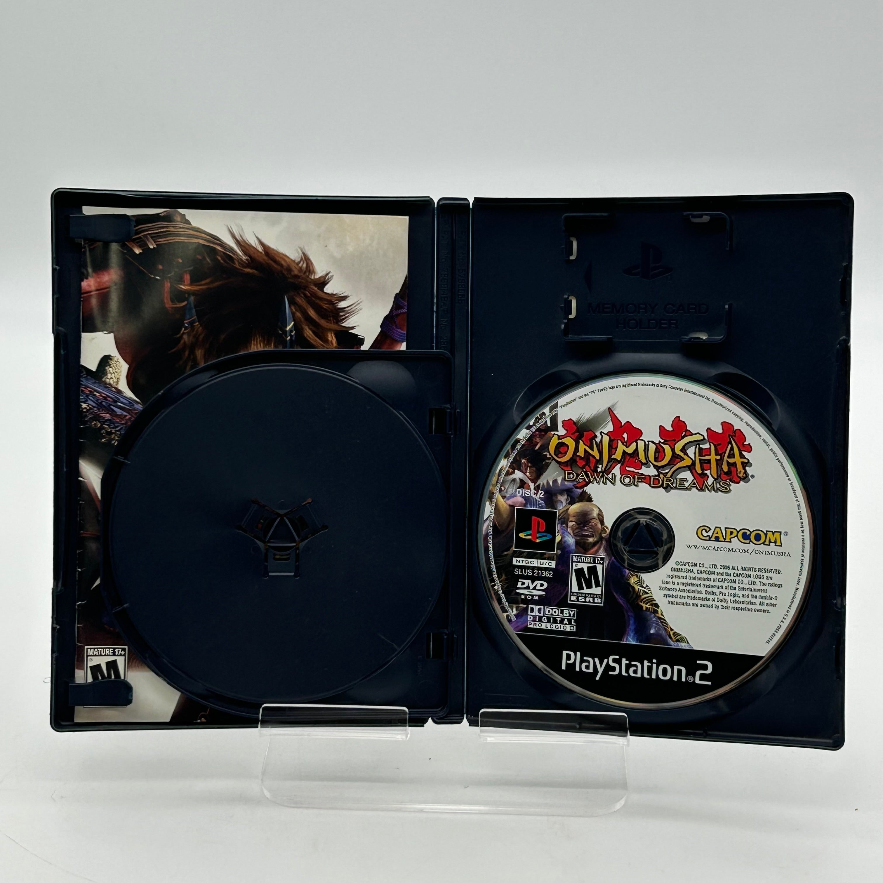 Onimusha: Dawn of Dreams PlayStation 2 PS2 - Disc Case Manual Inserts