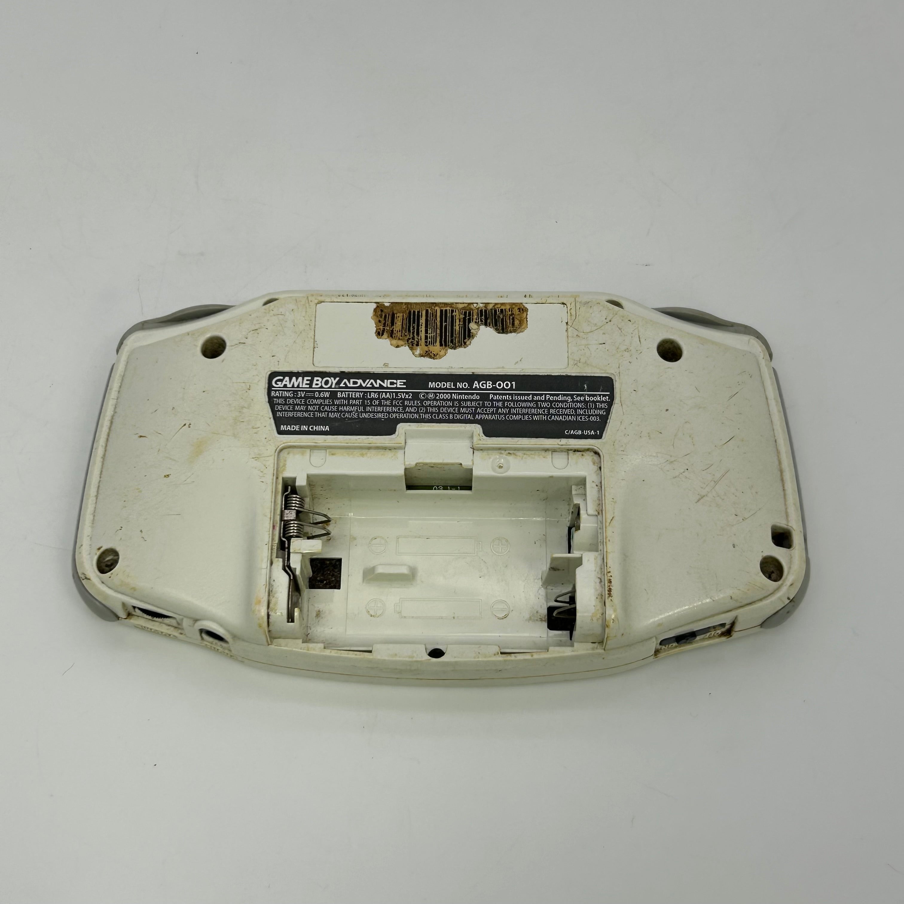 Nintendo Game Boy Advance AGB-001 White