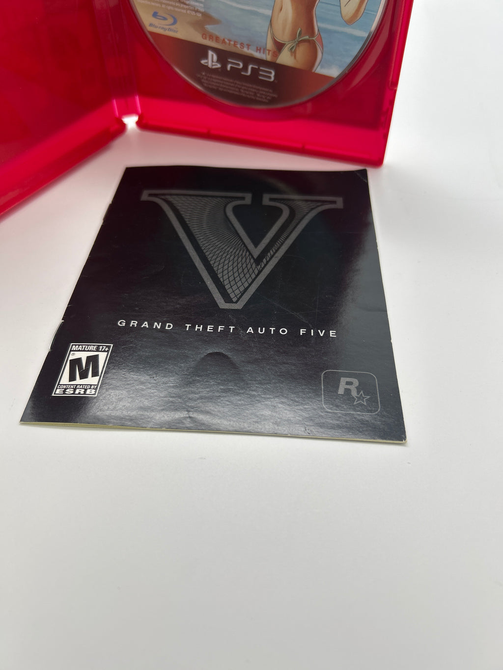 Grand Theft Auto V PlayStation 3 PS3 With Manual and Case - Used