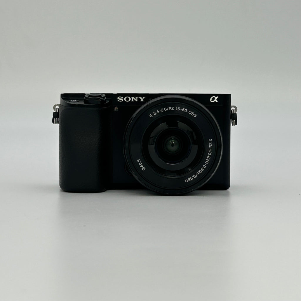 Sony Alpha A6100 APS-C Mirrorless Interchangeable-Lens Camera with 16-50mm - Black - Used