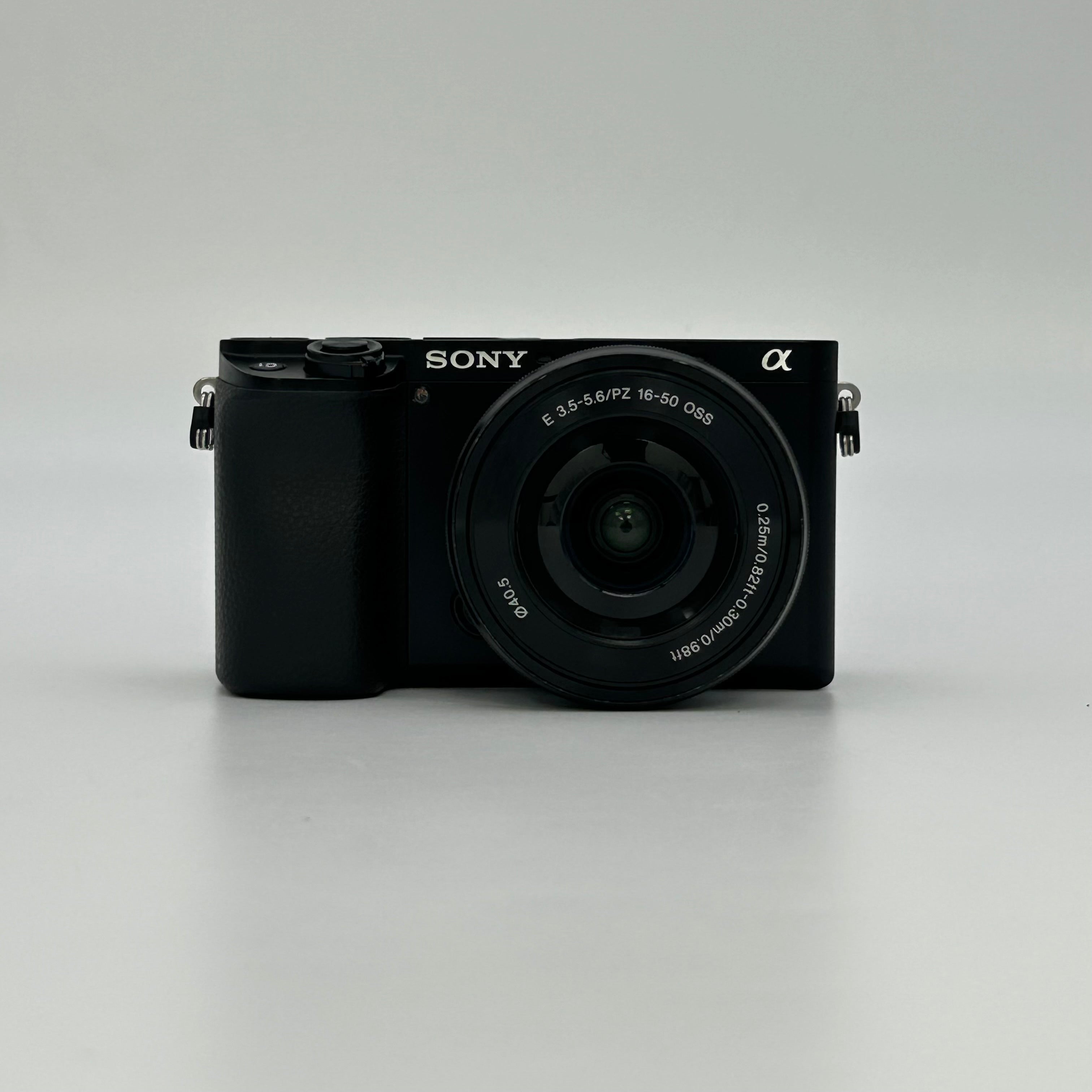 Sony Alpha A6100 APS-C Mirrorless Interchangeable-Lens Camera with 16-50mm - Black - Used