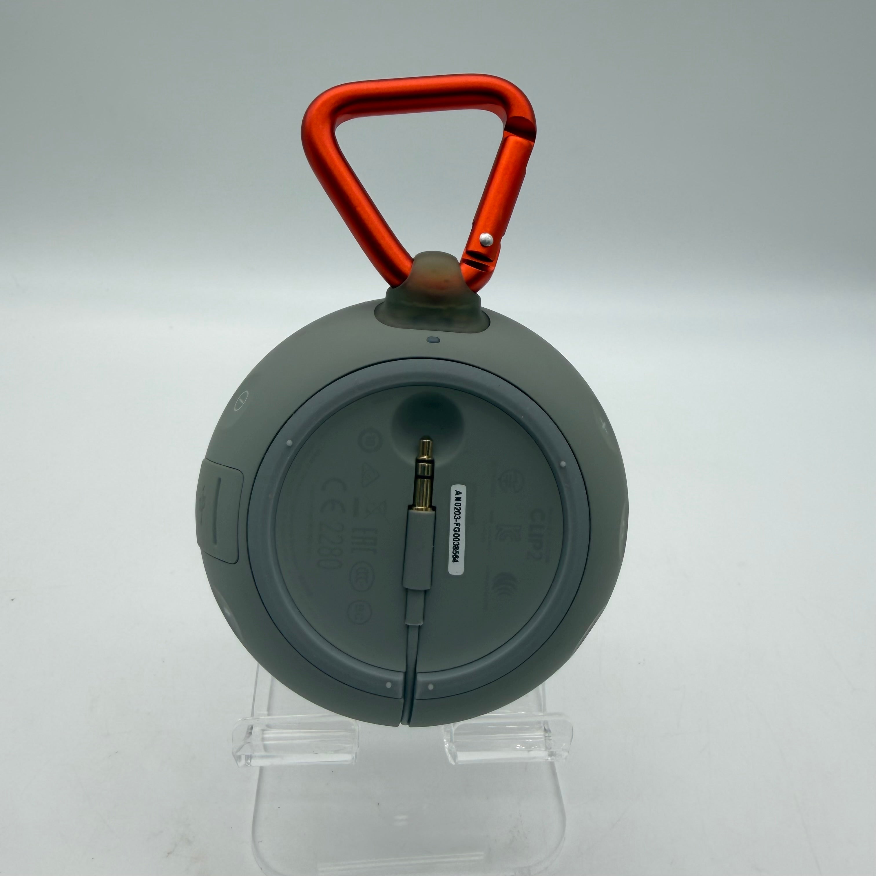 JBL Clip 2 Waterproof Portable Bluetooth Speaker Grey - Tested