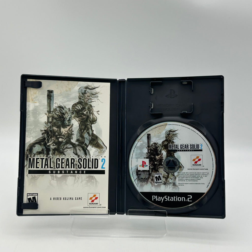 PS2 Metal Gear Solid 2 Substance w/ Manual & Case