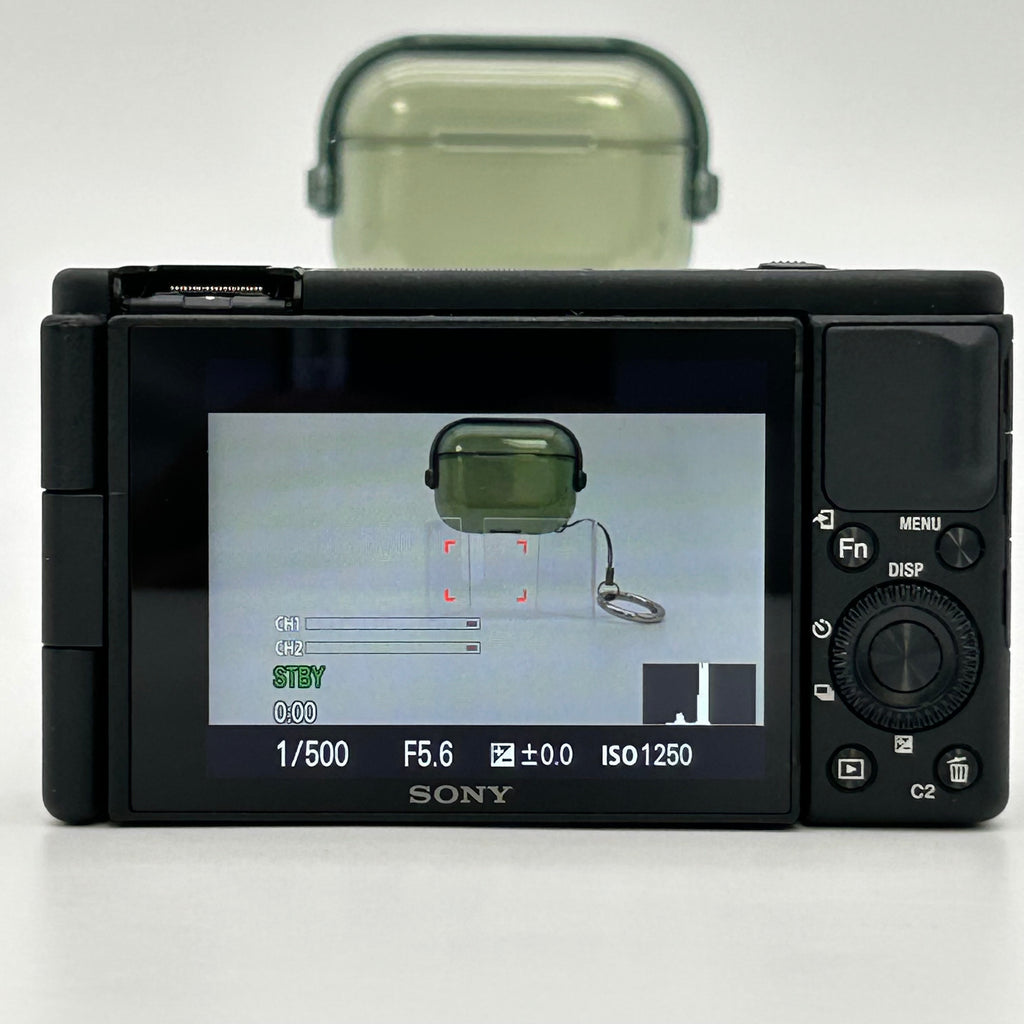Sony ZV-1 Compact Digital Camera Zeiss Lens Flip-out Screen Black USB f/1.8-2.8 - Black - Used