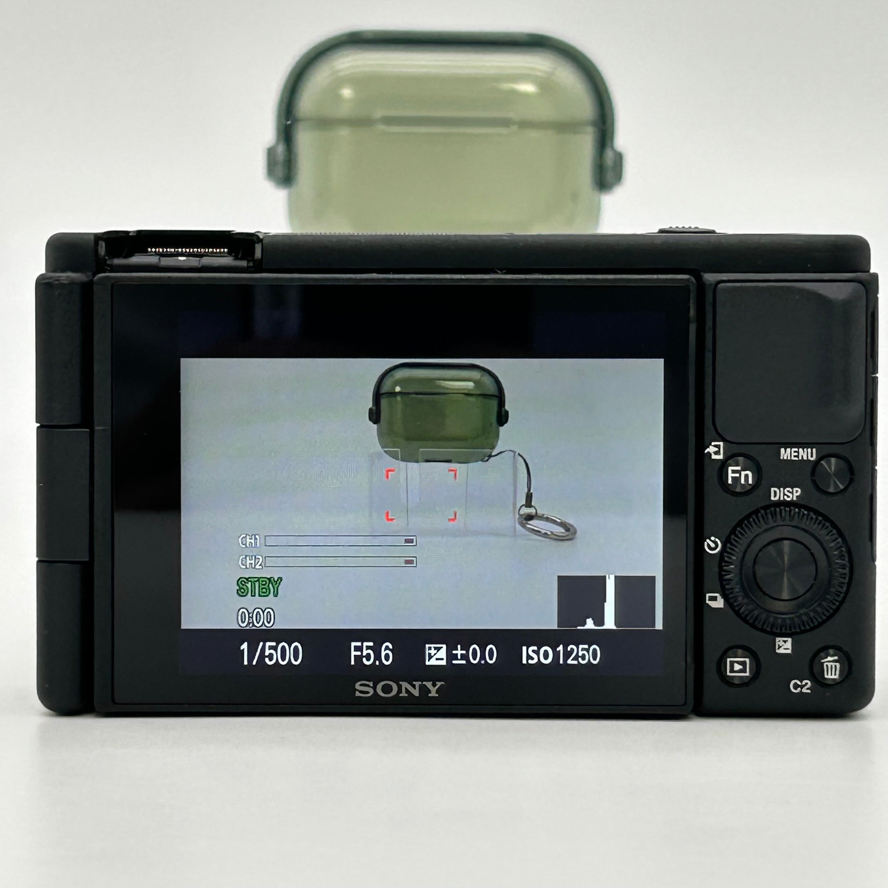 Sony ZV-1 Compact Digital Camera Zeiss Lens Flip-out Screen Black USB f/1.8-2.8 - Black - Used