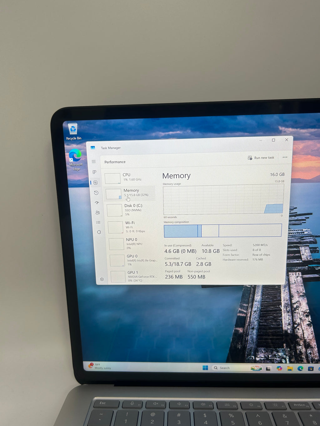 Microsoft Surface Laptop Studio 2 14" Core i7 16GB 512GB RTX 4050 Silver