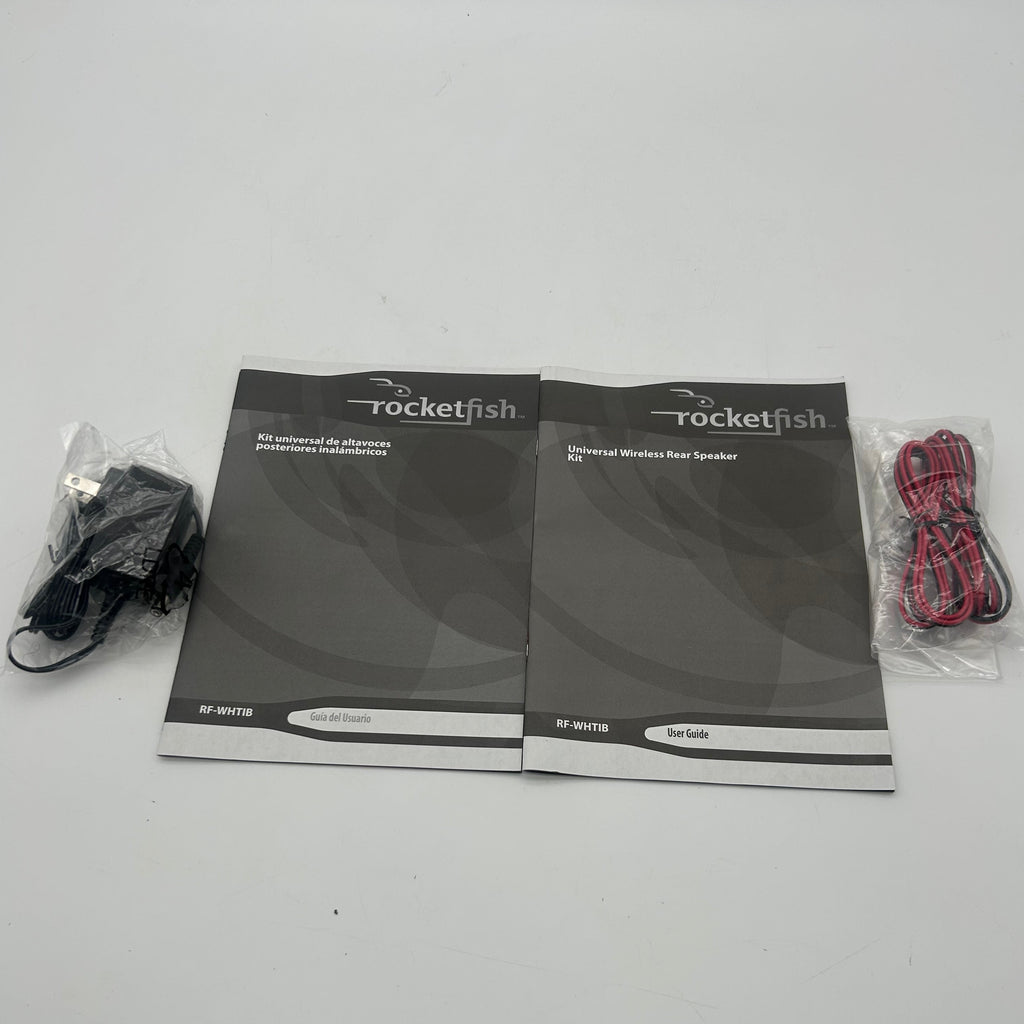 Rocket Fish RF-WHTIB Receiver Sender Universal Wireless Rear Speaker Kit - New Open Box