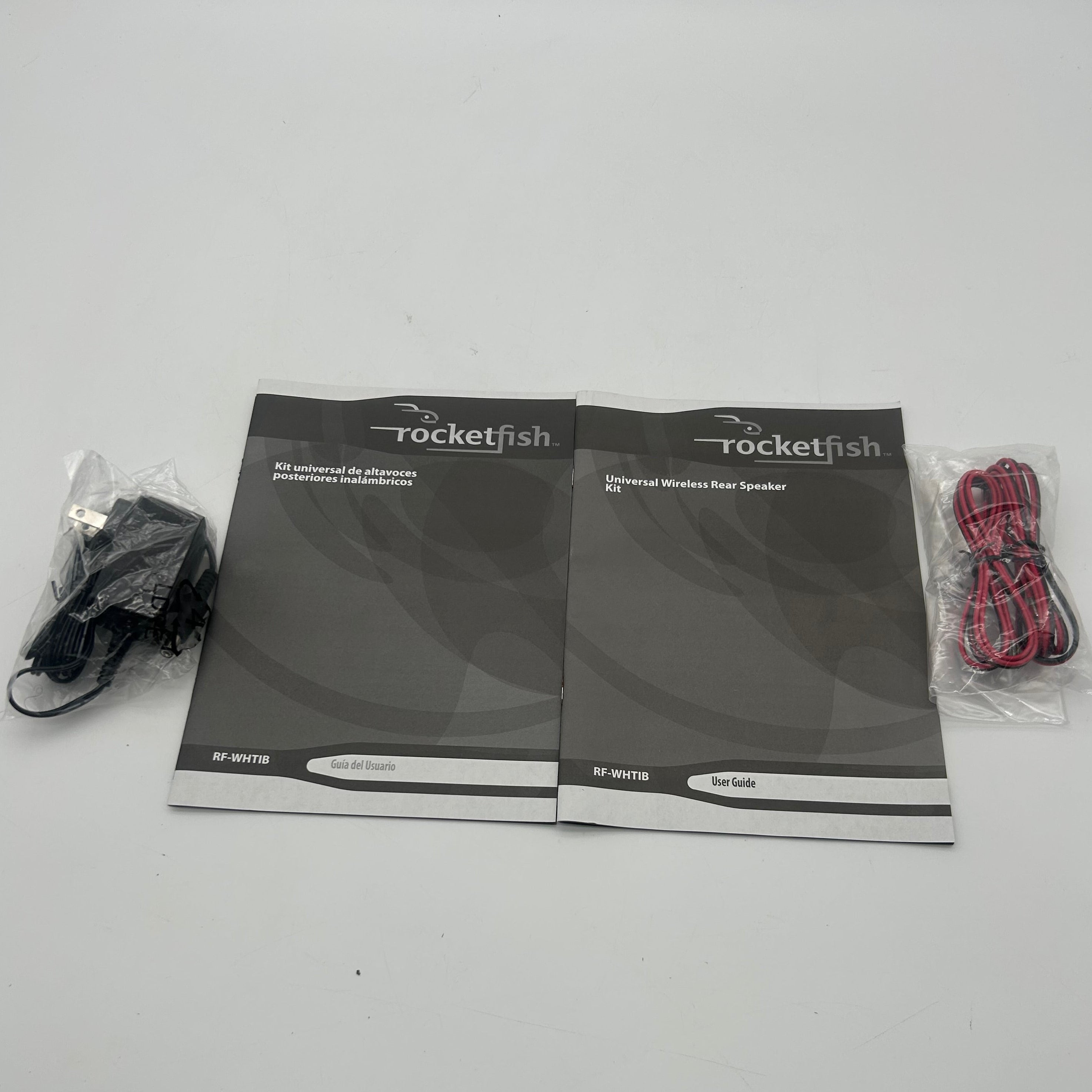 Rocket Fish RF-WHTIB Receiver Sender Universal Wireless Rear Speaker Kit - New Open Box