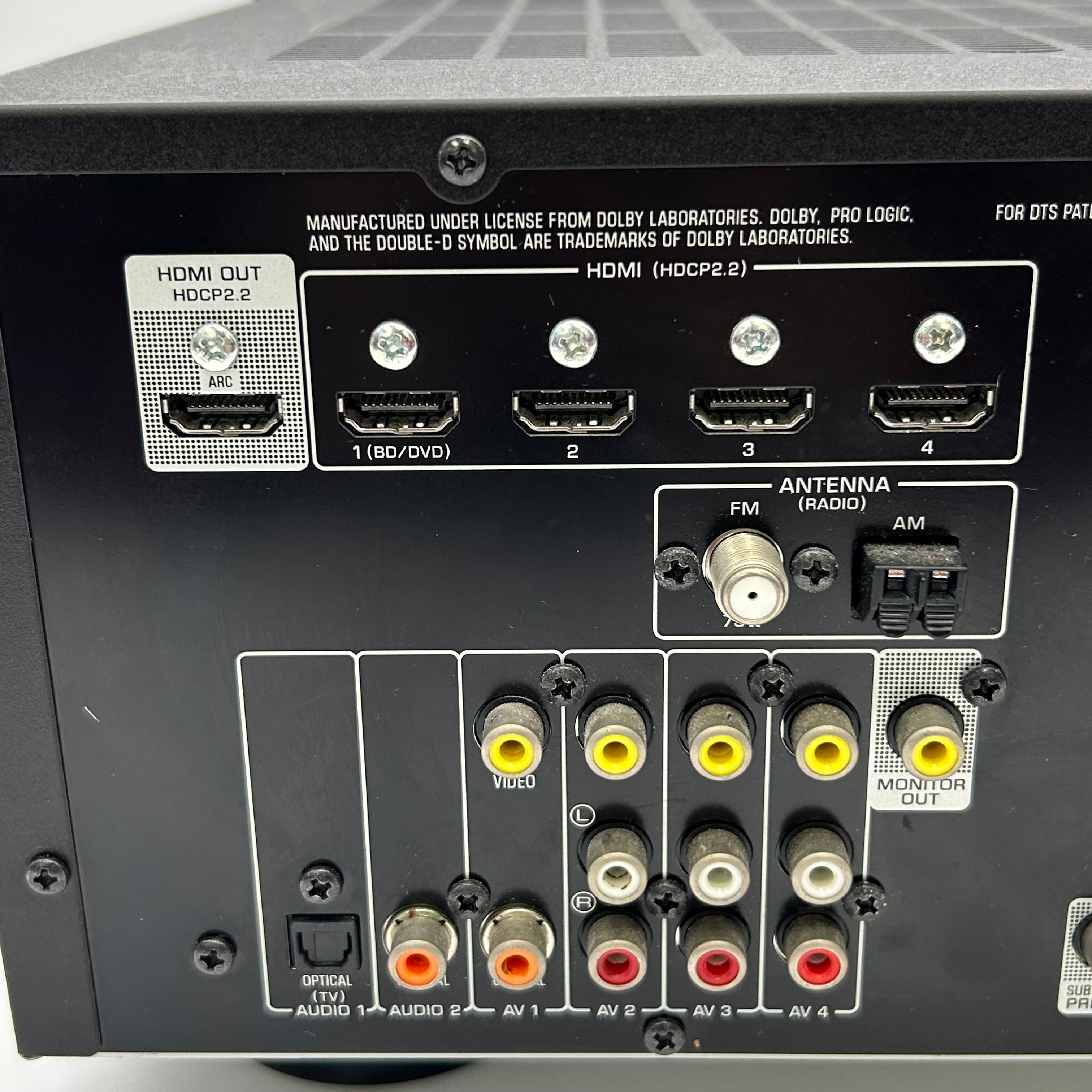 Black Yamaha RX-V481 5.1 Channel AV Receiver Wi-Fi Bluetooth Home Theater - Untested - Parts Only