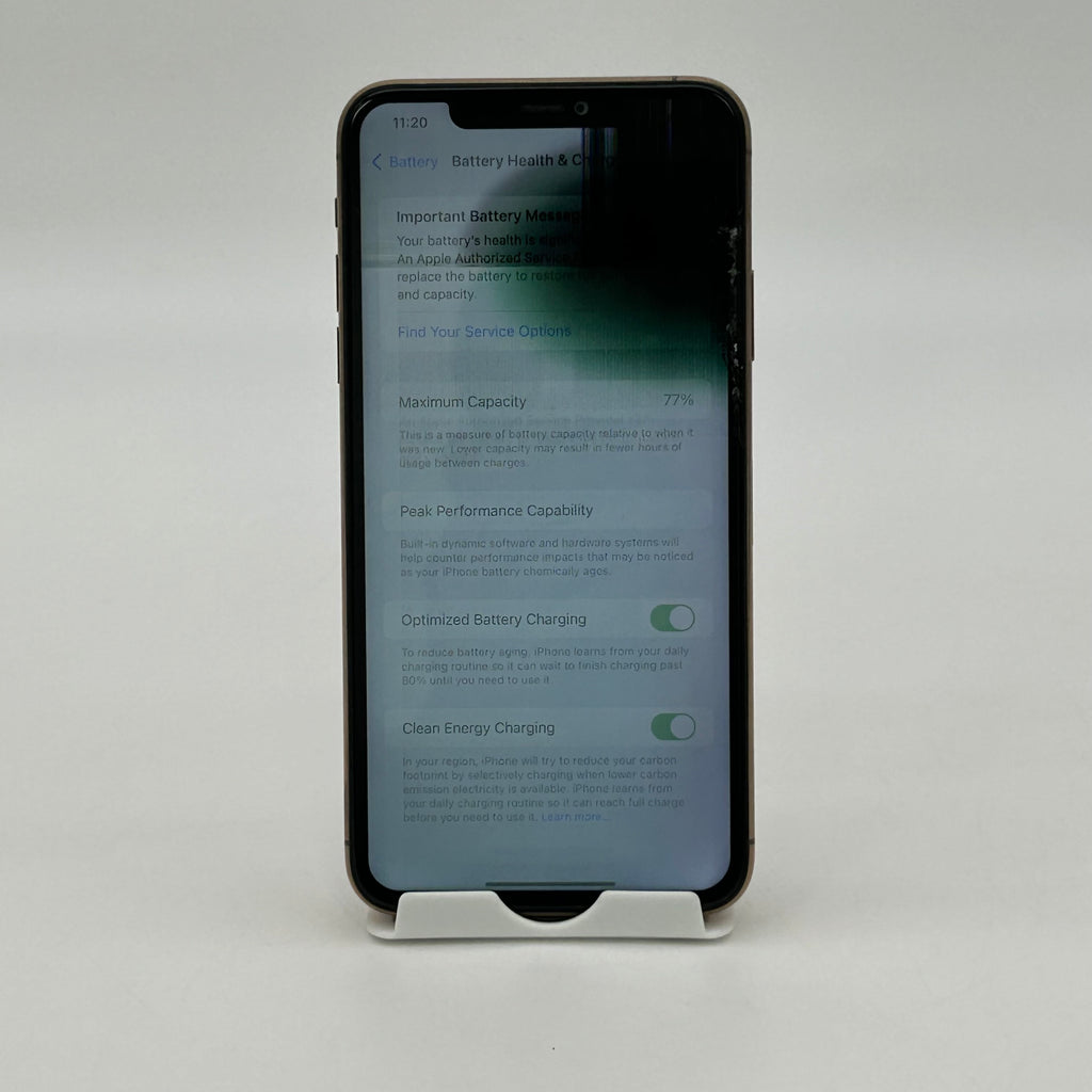 Apple iPhone 11 Pro Max 256GB Gold A2161 Unlocked Clean IMEI Broken
