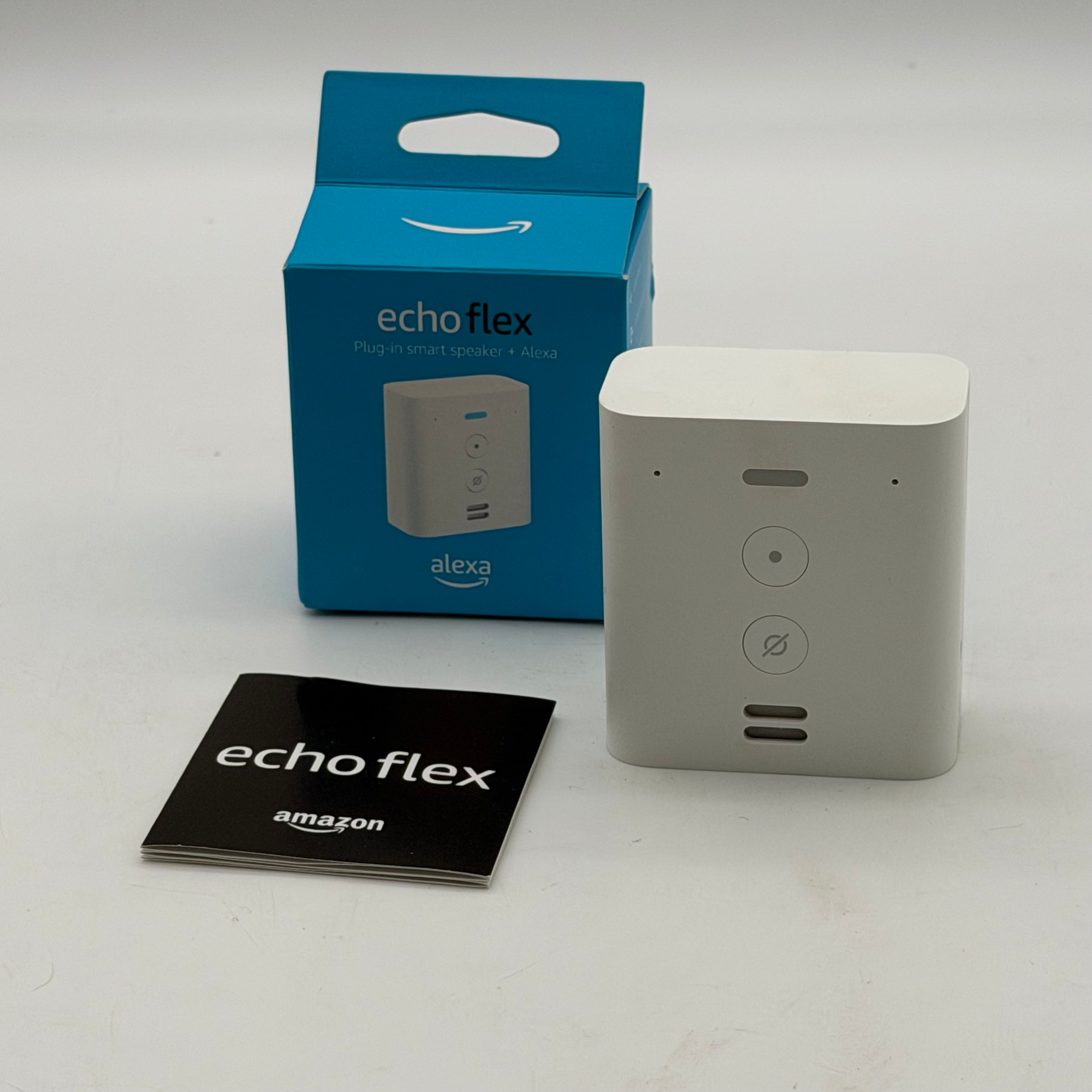 Amazon Echo Flex Smart Speaker Plug-In, Alexa WiFi, USB, Bluetooth