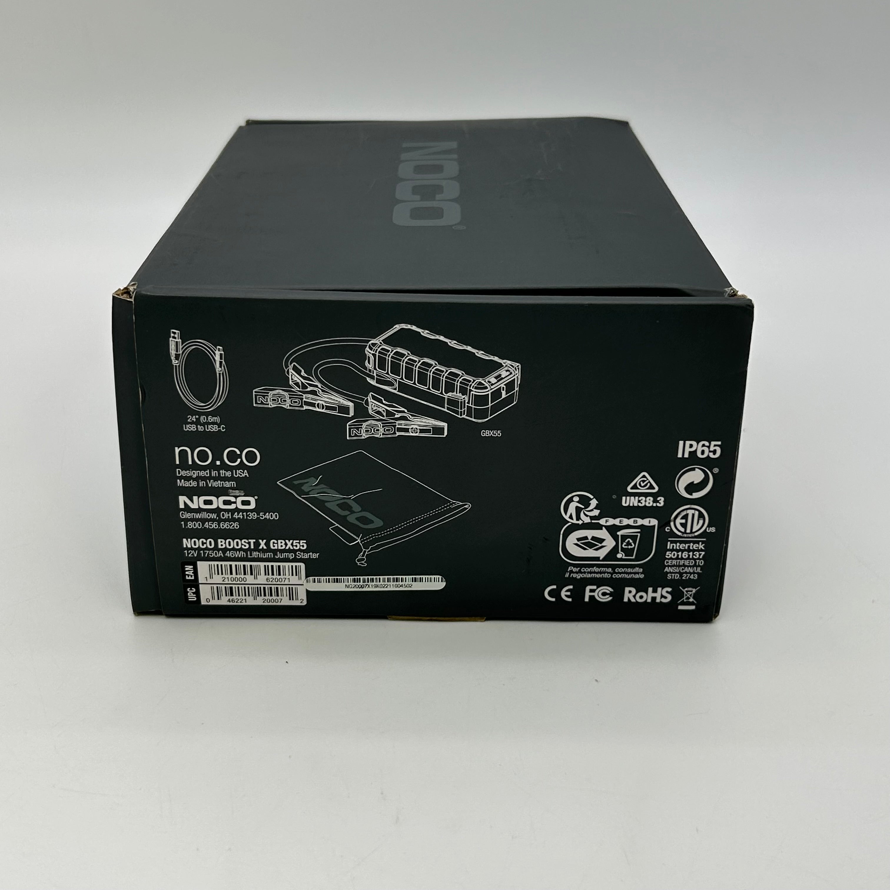 NOCO Boost X GBX55: 1750A UltraSafe Jump Starter – 12V [GBX55] UNTESTED