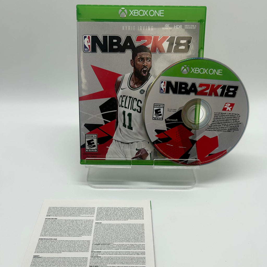 Microsoft NBA2K18 Video Game Green Heavy Scratches