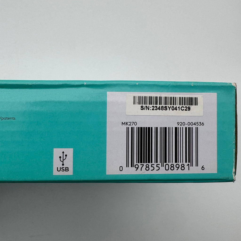 Logitech MK270 Wireless Keyboard - Open Box