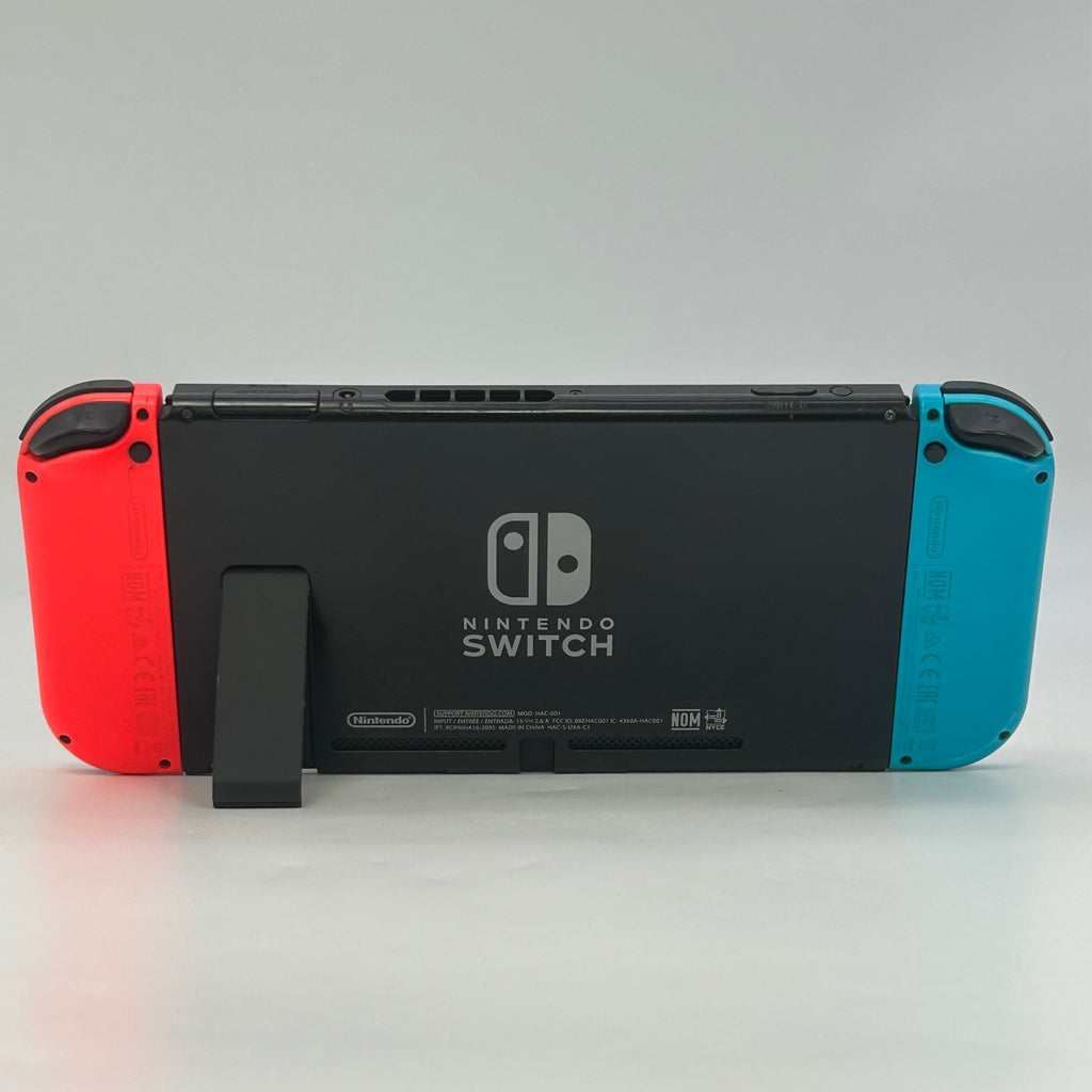 Nintendo Switch HAC-001 - Neon Red/Neon Blue 32GB Handheld Black Console Set