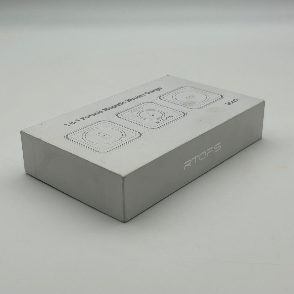 Wireless Charger 3 in 1,RTOPS Magnetic Travel Wireless Charging Station