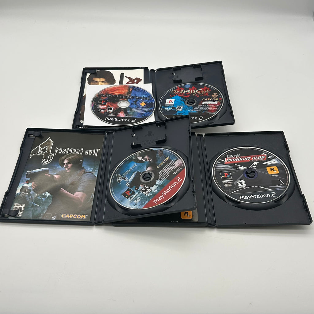 Sony PS2 Slim SCPH-75001 Console Bundle with Cables, Controller, 4 Games Tested!