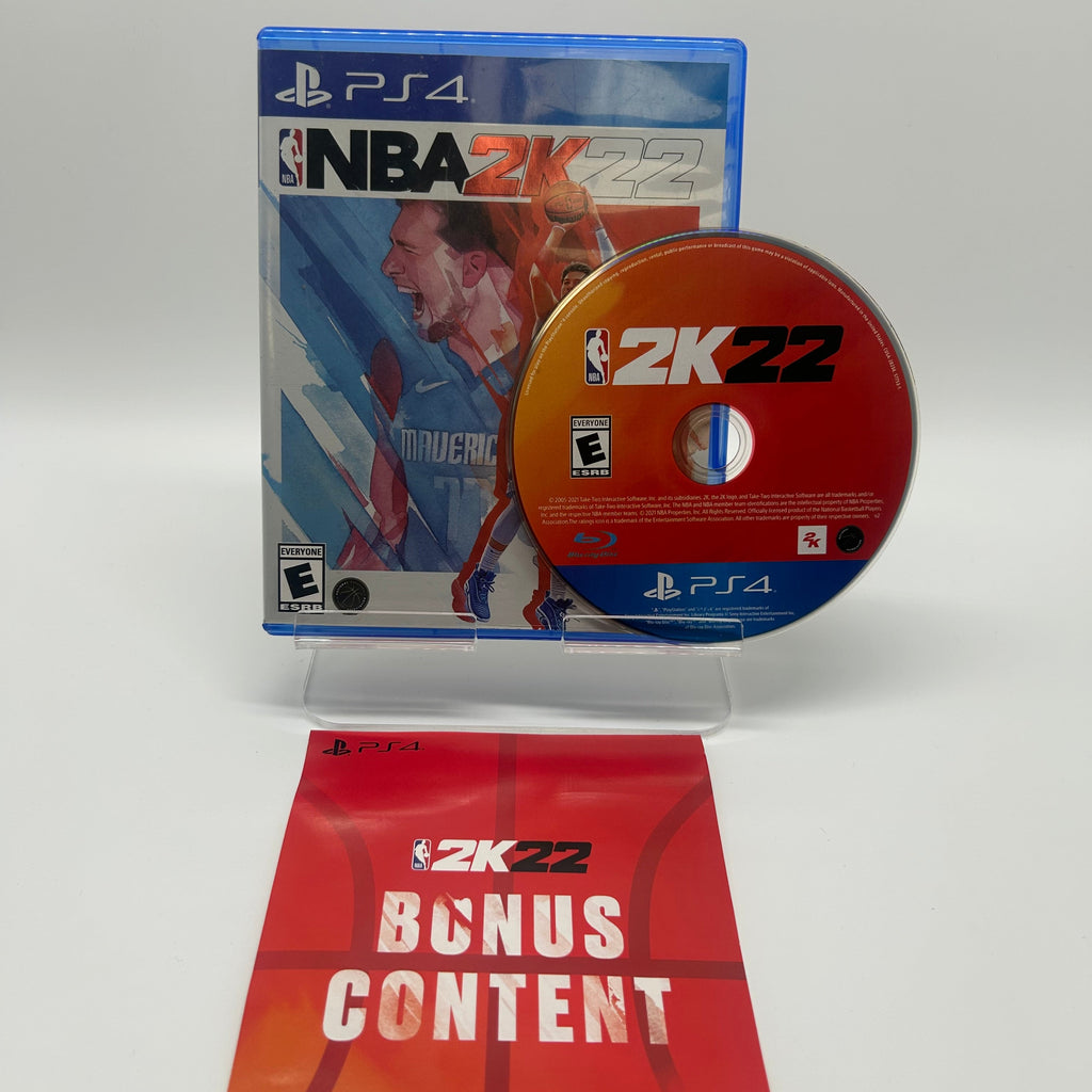 Sony NBA2K22 Video Game Blue Used with Case Inserts Manual - USED