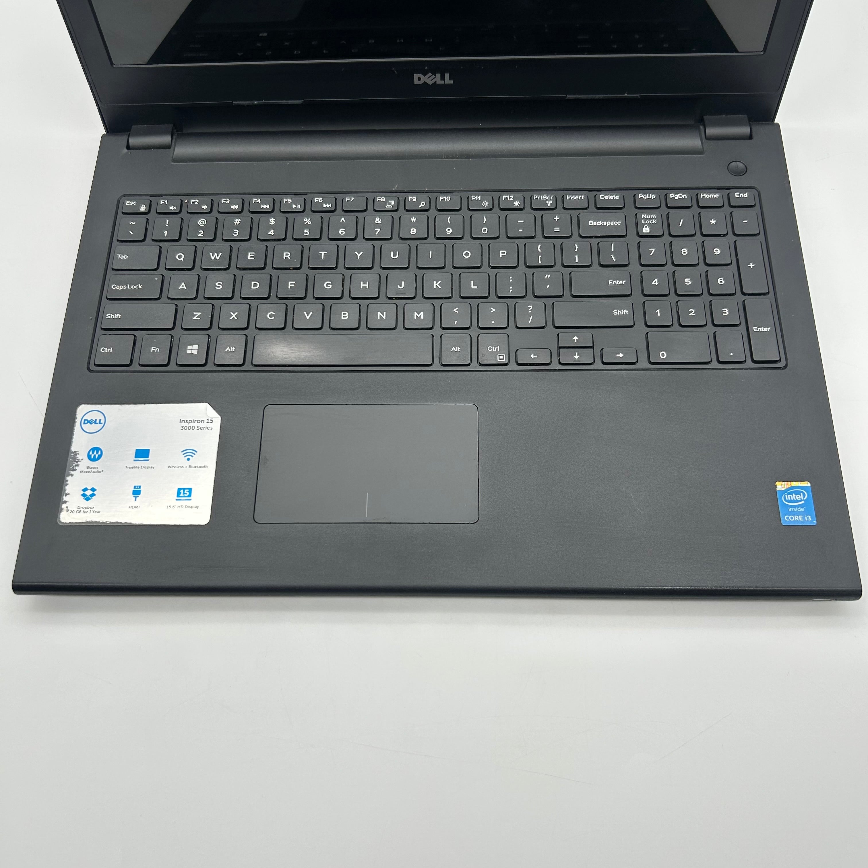 Dell Inspiron 3543 15" Core i3 4GB RAM 512GB HDD Black w/ Charger