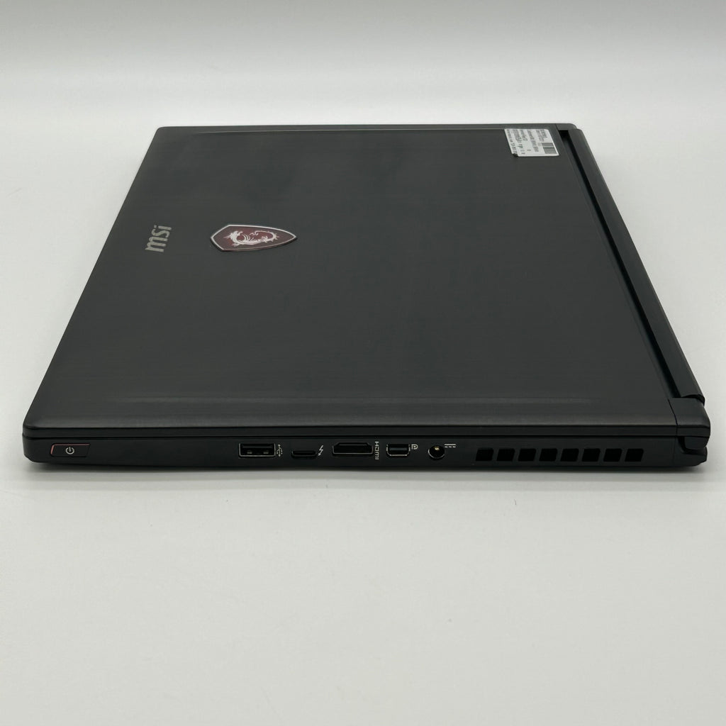 MSI GS63 Stealth 8RE 15.6" FHD 120Hz Intel Core i7-8750H 16GB RAM 256GB SSD 1TB HDD Black Gaming Laptop Used With Box