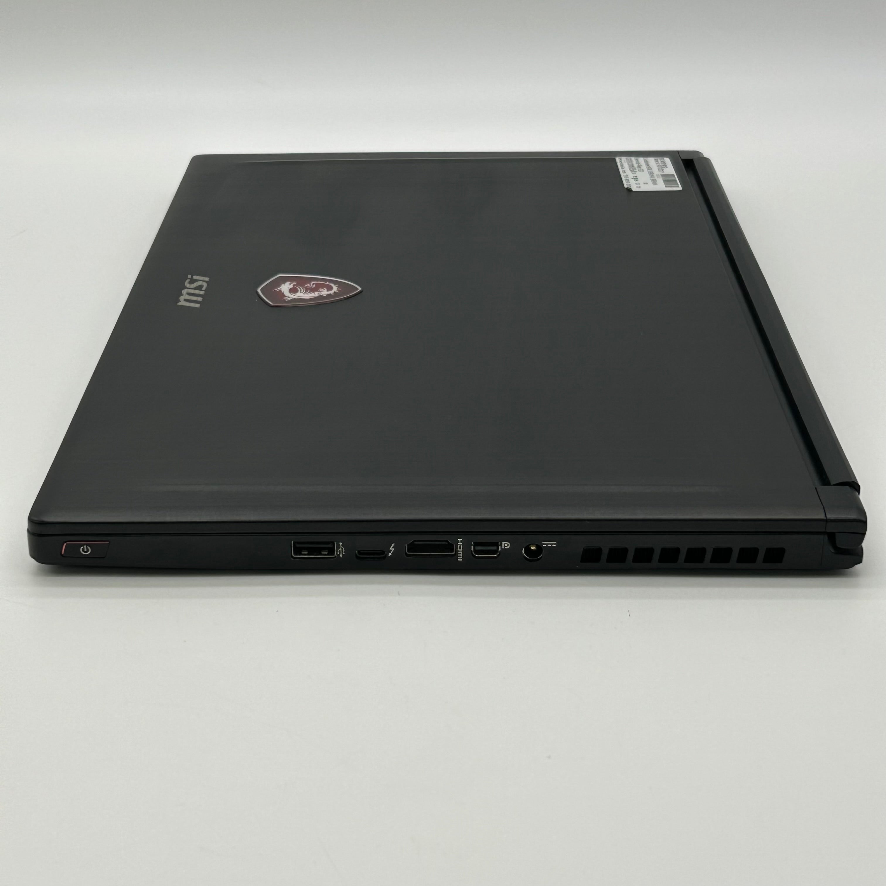 MSI GS63 Stealth 8RE 15.6" FHD 120Hz Intel Core i7-8750H 16GB RAM 256GB SSD 1TB HDD Black Gaming Laptop Used With Box