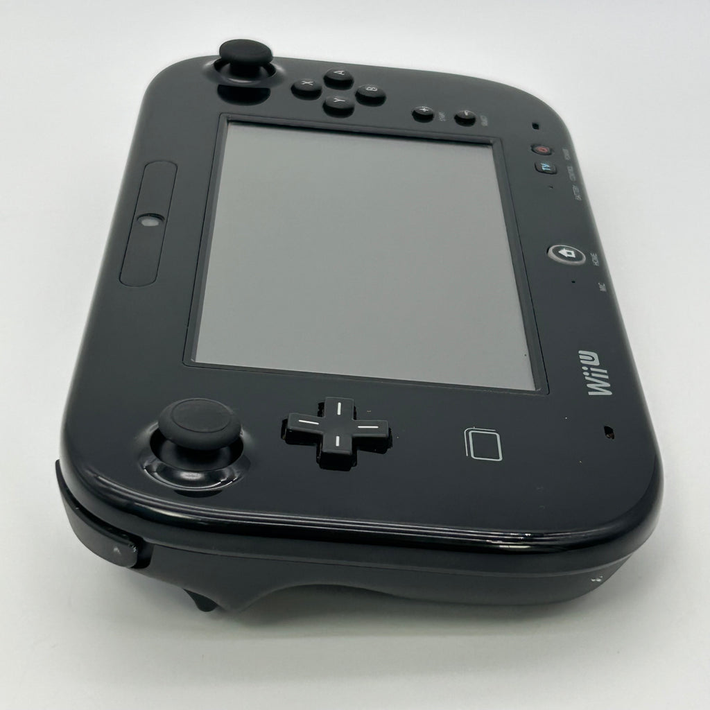 Nintendo Wii U GamePad Black WUP-010 FOR PARTS/REPAIR Untested Buttons/Net