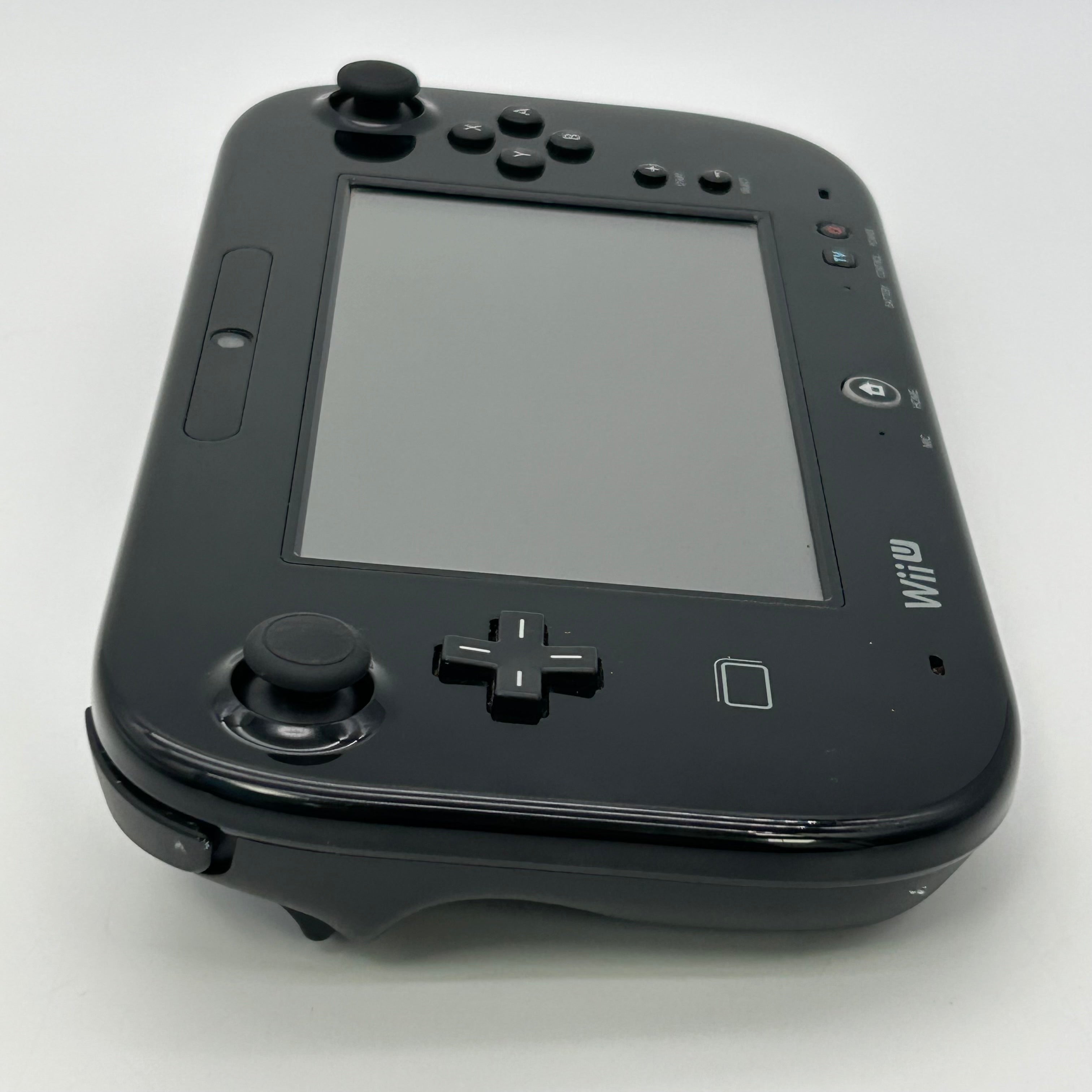 Nintendo Wii U GamePad Black WUP-010 FOR PARTS/REPAIR Untested Buttons/Net