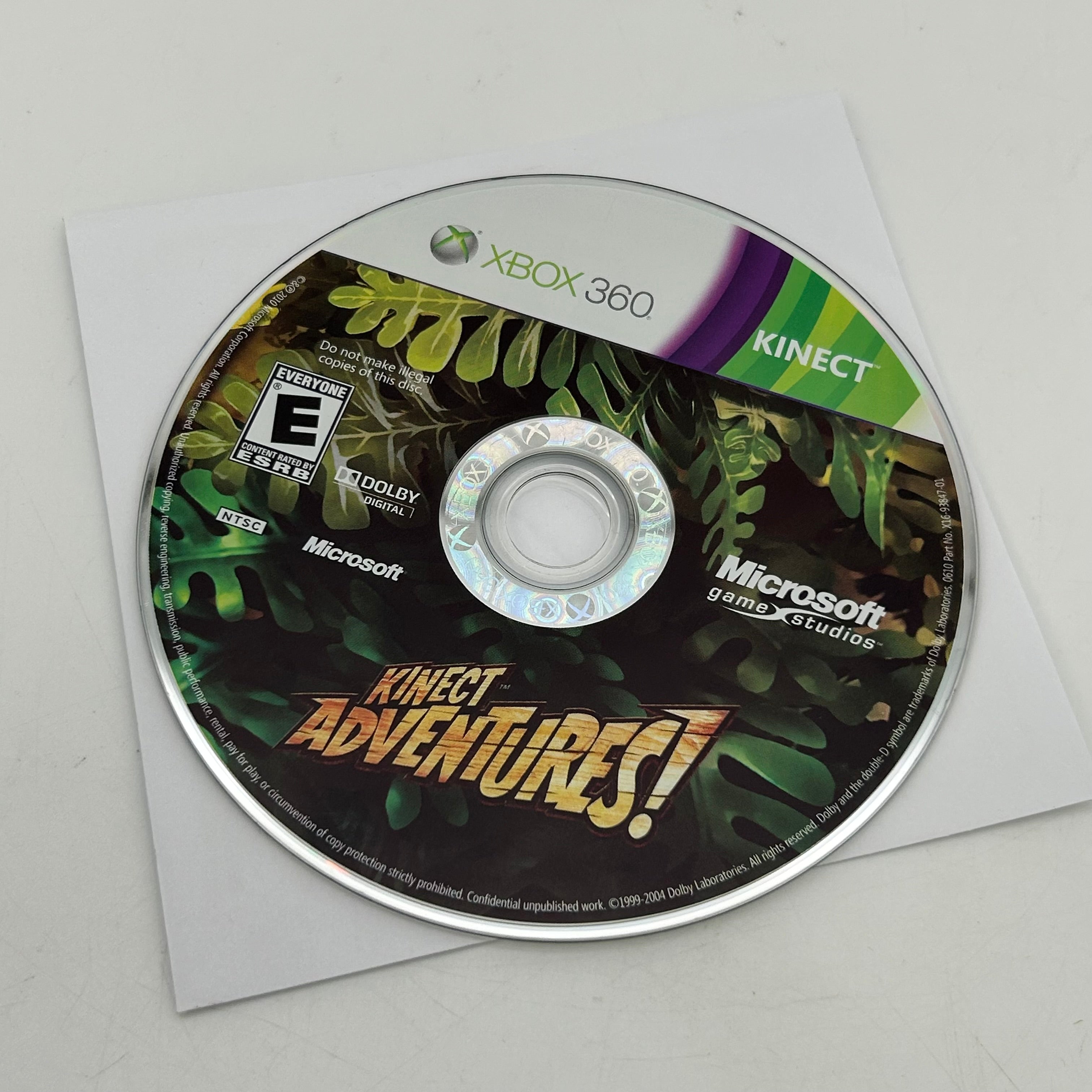 Xbox 360 S Slim Black (Model 1439) 4GB w/ Kinect & 1 Game - Tested
