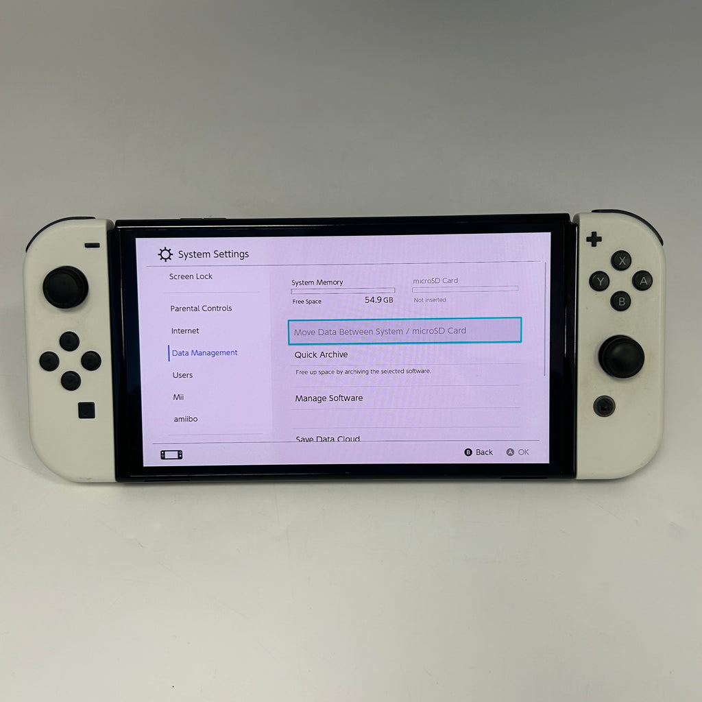 Nintendo Switch OLED Console Gaming System HEG-001 White