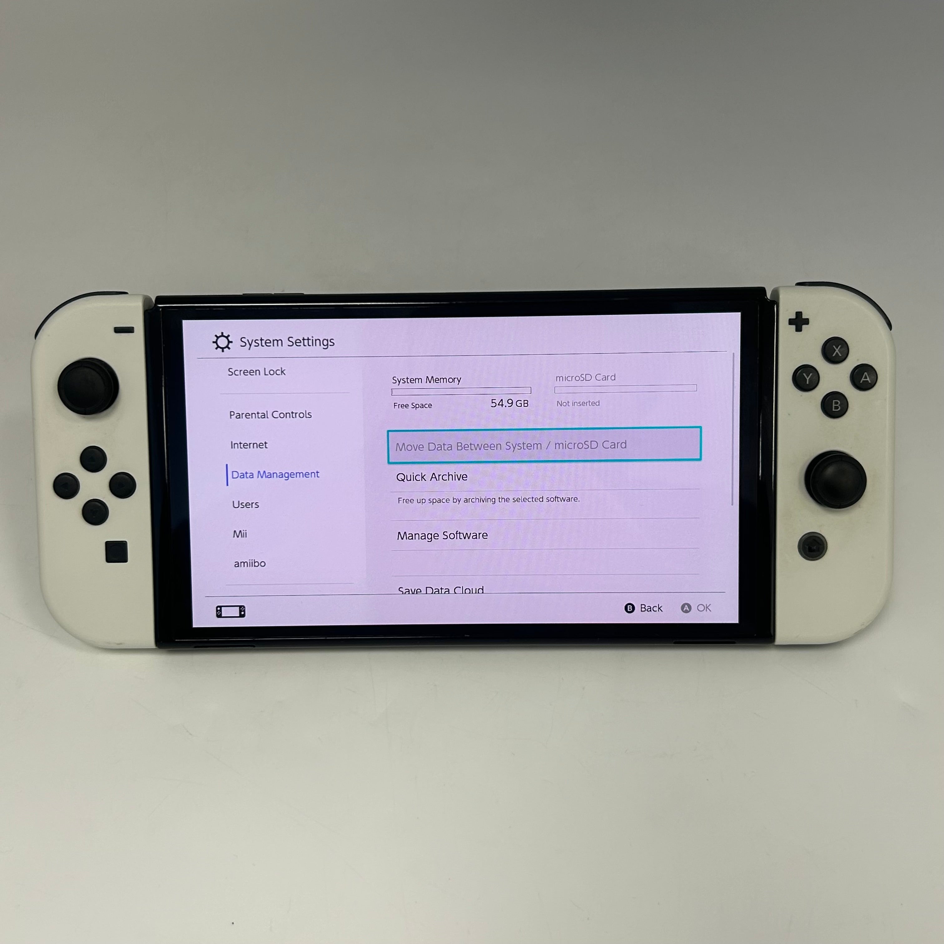 Nintendo Switch OLED Console Gaming System HEG-001 White
