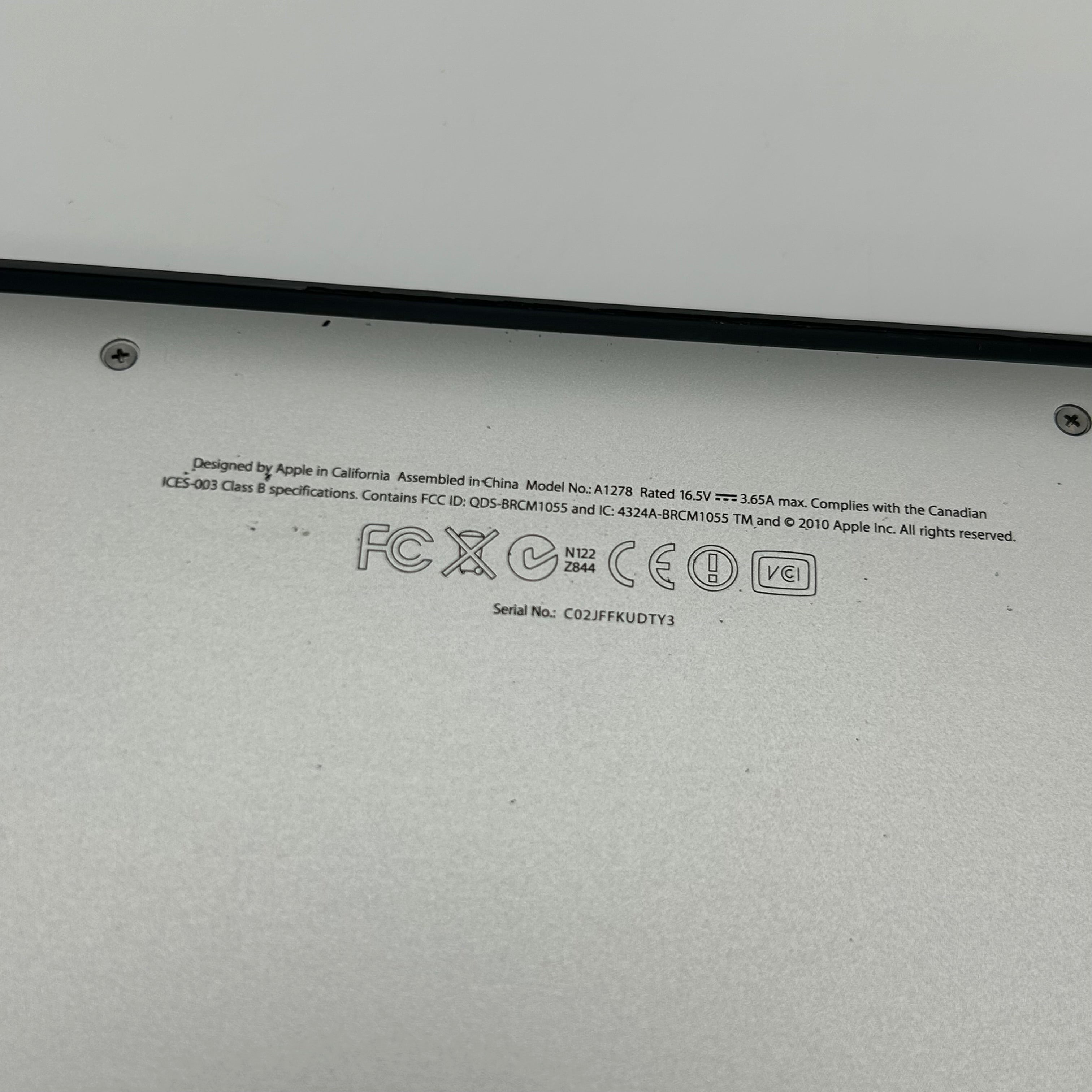 Apple MacBook Pro 13 Mid-2012 i5 2.5GHz 4GB 500GB 759 Cycles On Battery A1278
