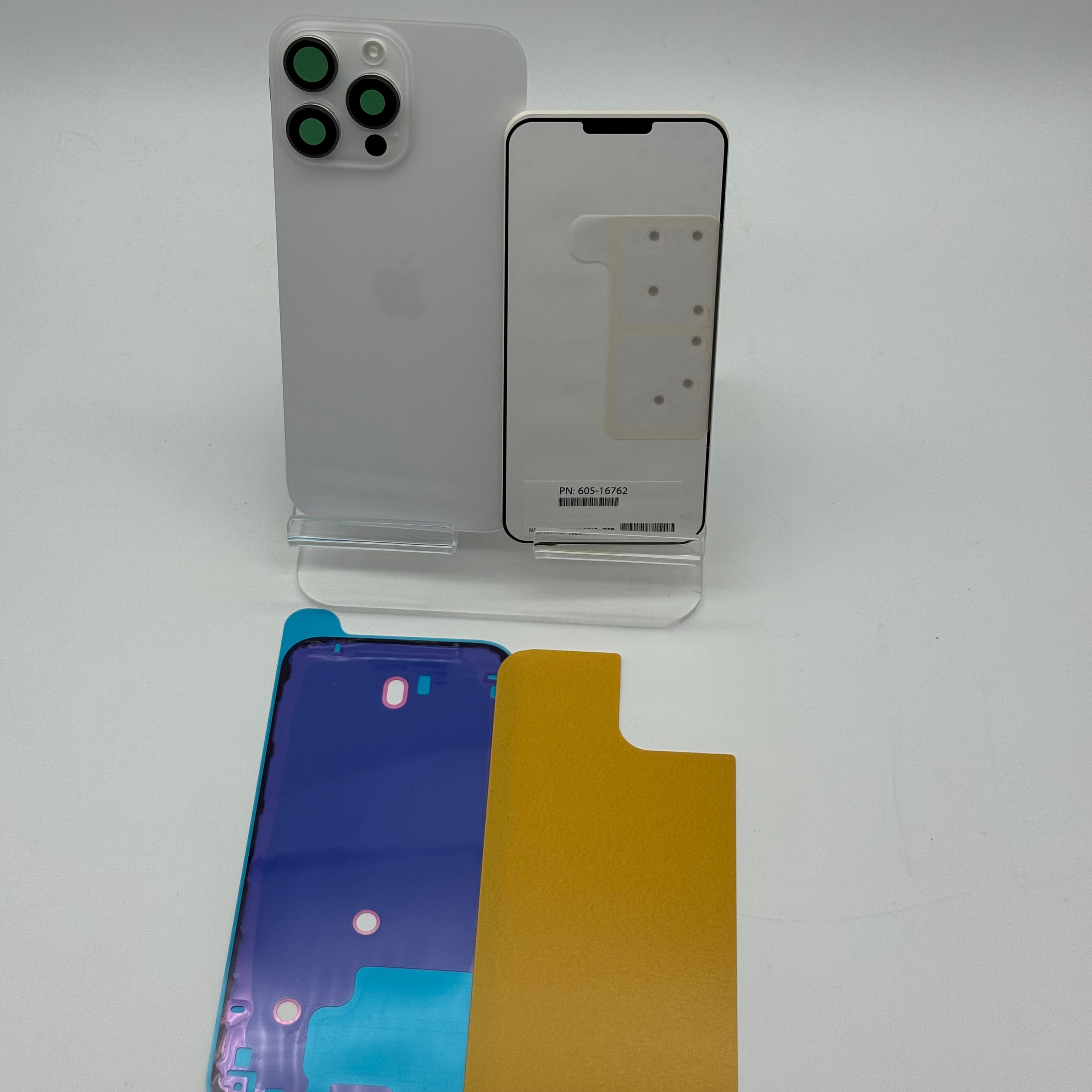Apple iPhone 15 Pro Max OEM Back Glass - White - New No Box