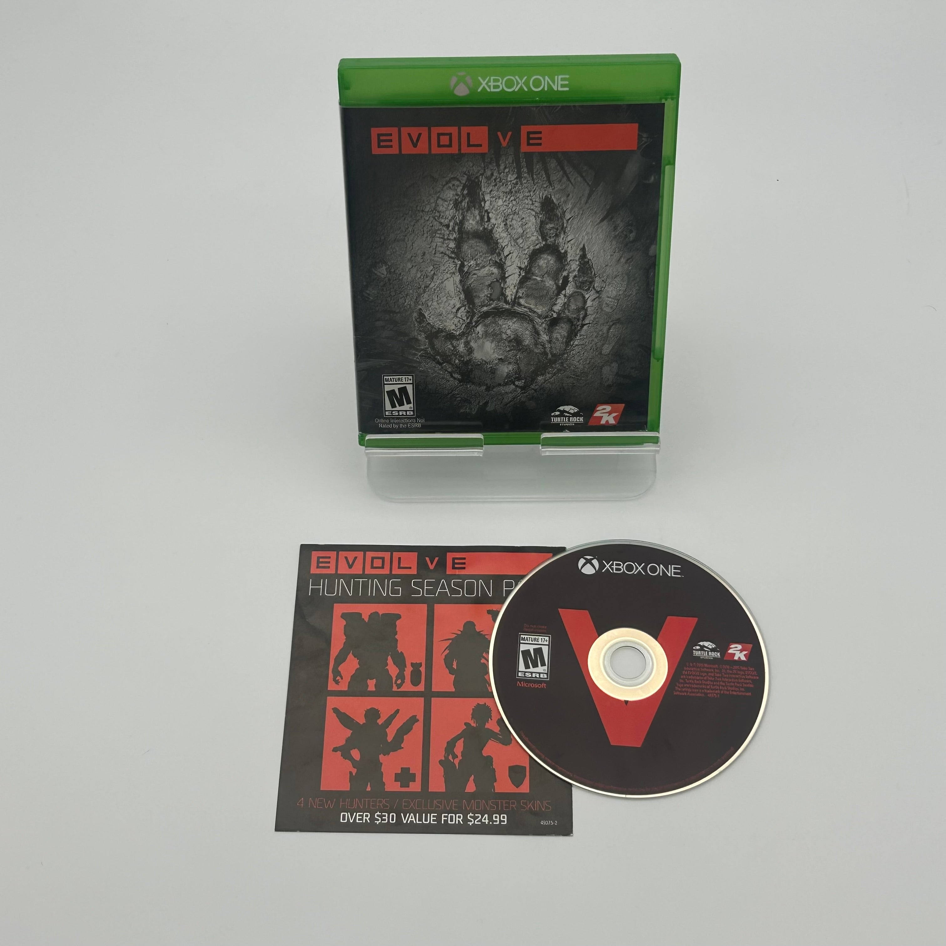Evolve Xbox One With Manual and Case - Used