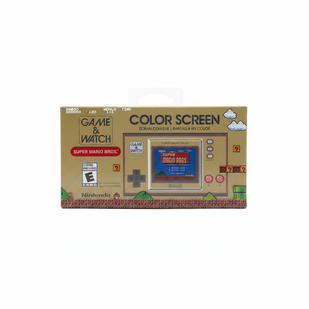 Nintendo Game & Watch Super Mario Bros Color Screen Handheld Console Tested
