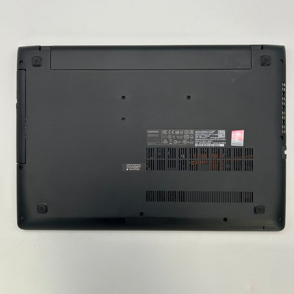 Lenovo IdeaPad 110‑15ISK 15.6" HD i3 6100U 6 GB RAM 1 TB HDD Black