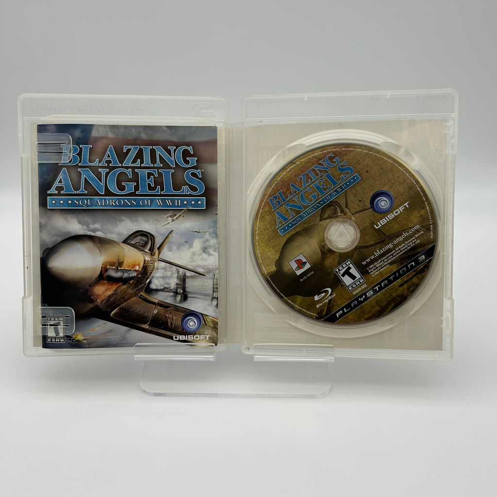Playstation 3 Blazing Angels Squadrons of WWII Game with Box (Free Shipping)