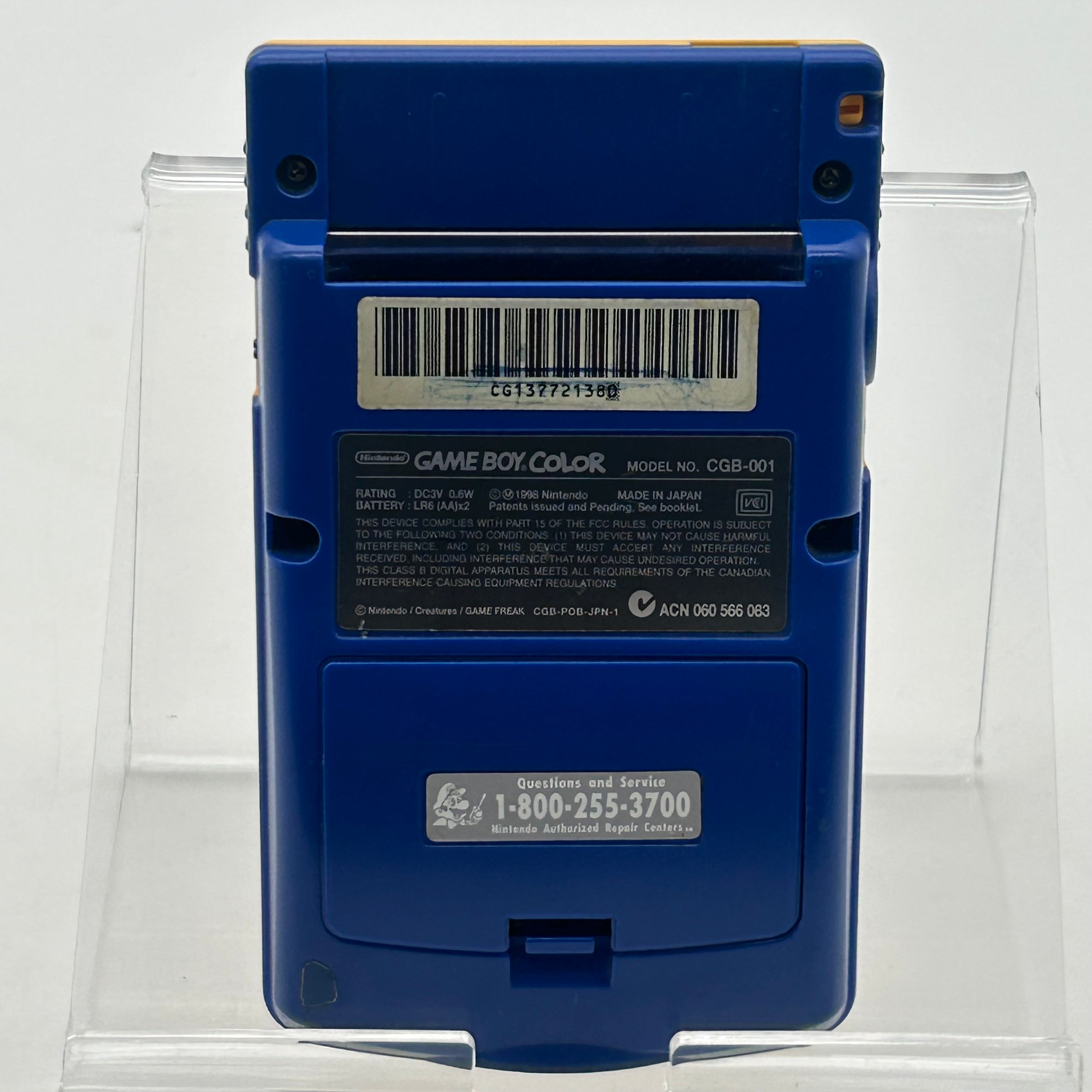 Nintendo Game Boy Color Console Pokemon CGB-001
