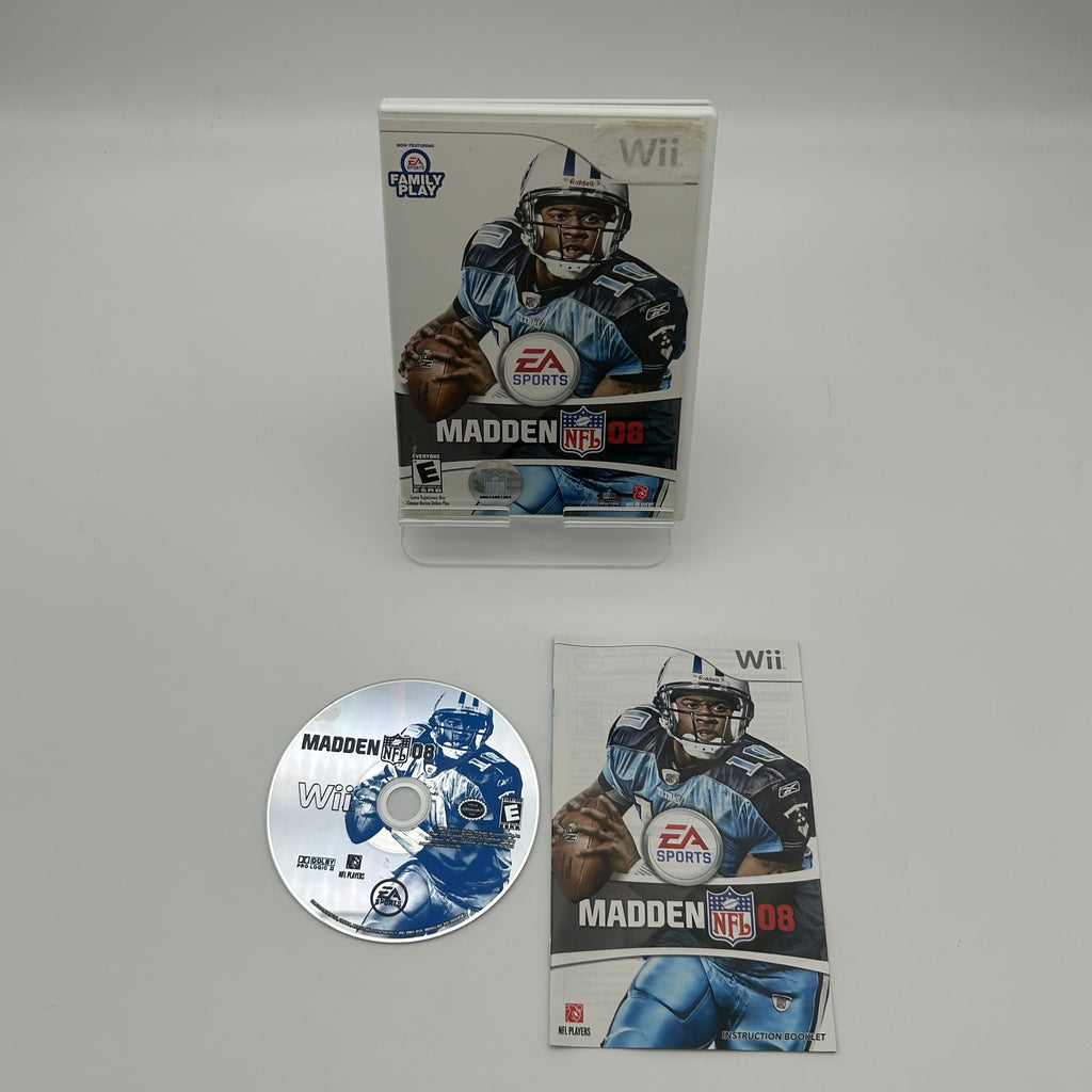 Madden NFL 8 Wii With Manual and Case - Used