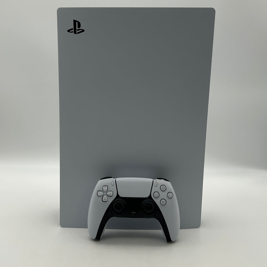 Sony PlayStation 5 Disc Edition CFI-1015A White 825GB w/ DualSense Box Bundle