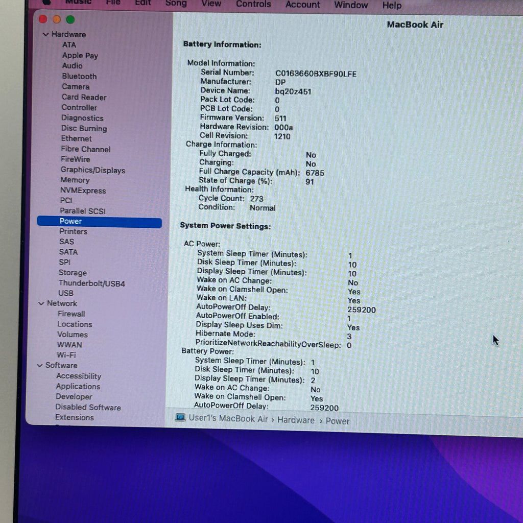 Apple MacBook Air 2015 | A1466 | I5 1.6GHz | 128GB SSD 8GB