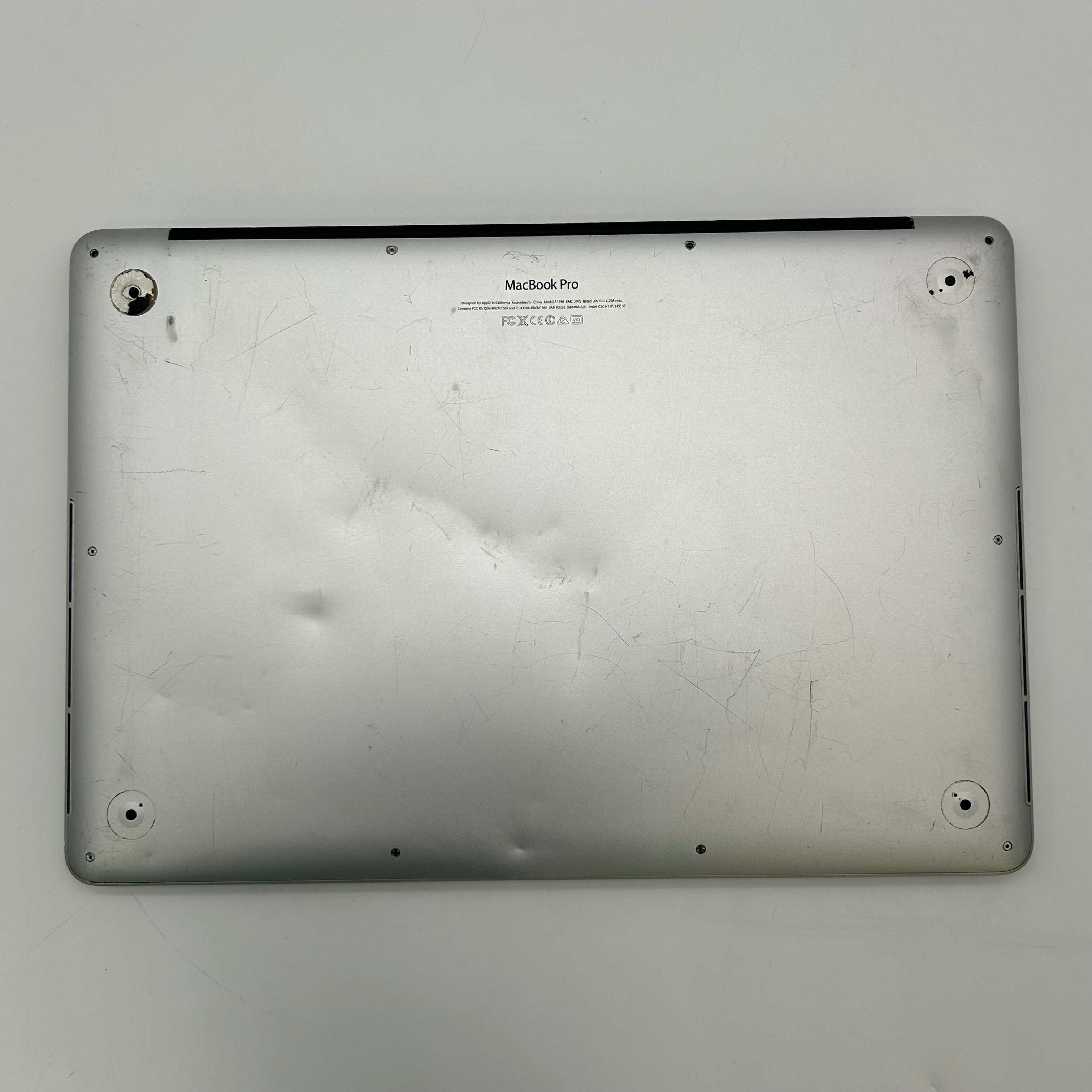 Apple MacBook Pro 15.4” Retina, A1398, 2.4 GHz Quad-Core i7, 16GB RAM, 512GB SSD